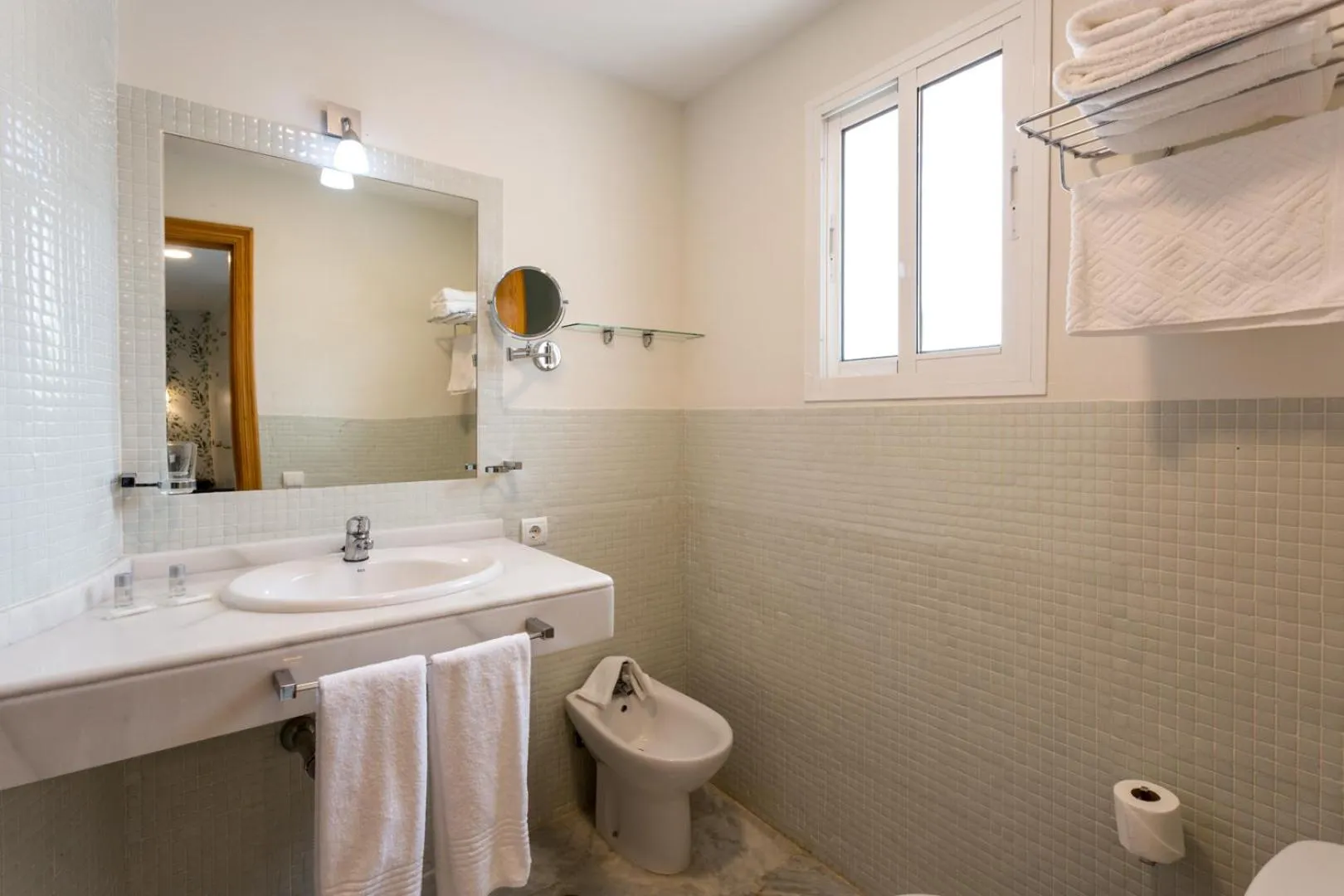 Bathroom in Hotel Nómadas