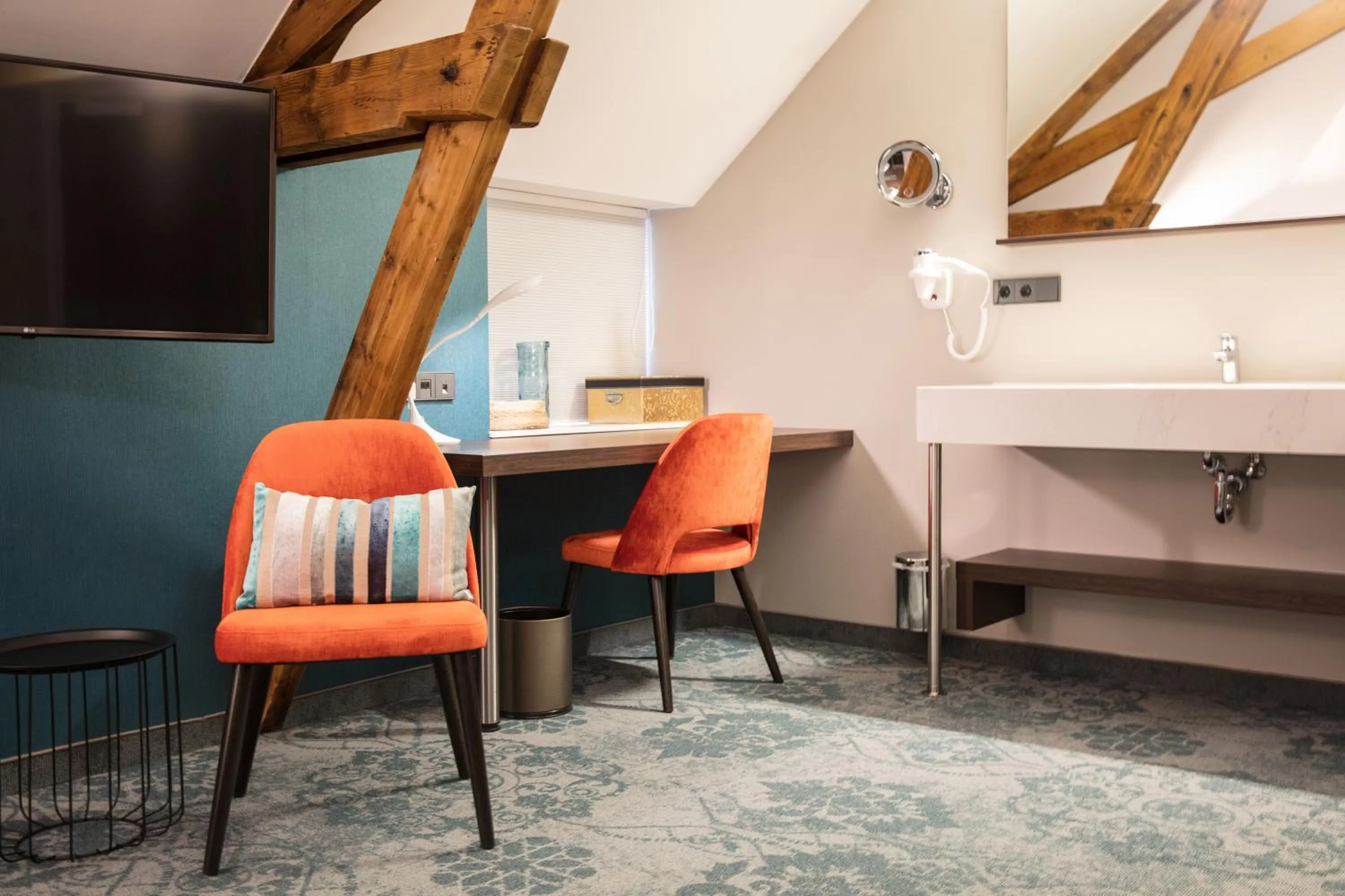 Seating area in Hotel de Koppelpaarden