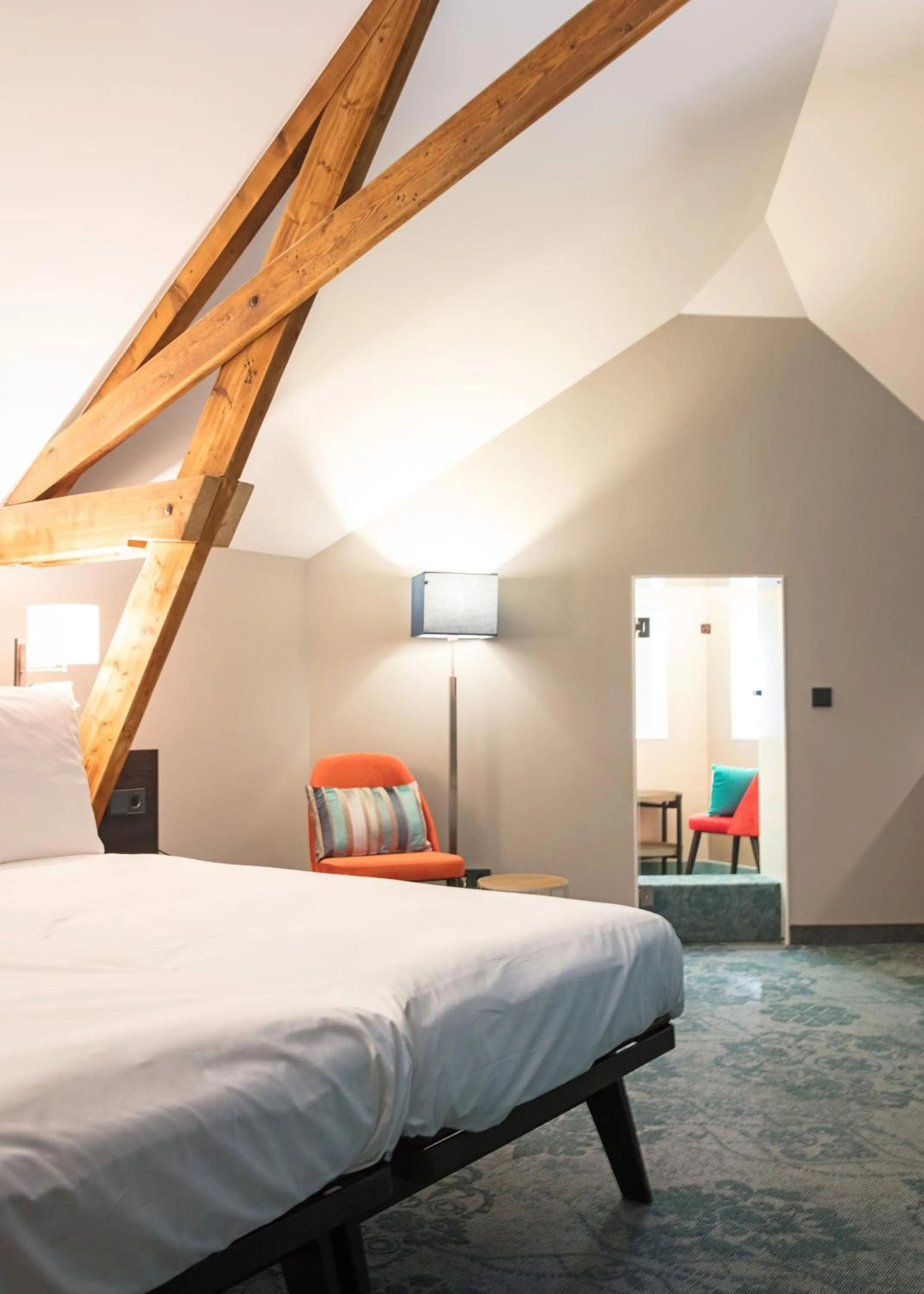 Bedroom, Bed in Hotel de Koppelpaarden