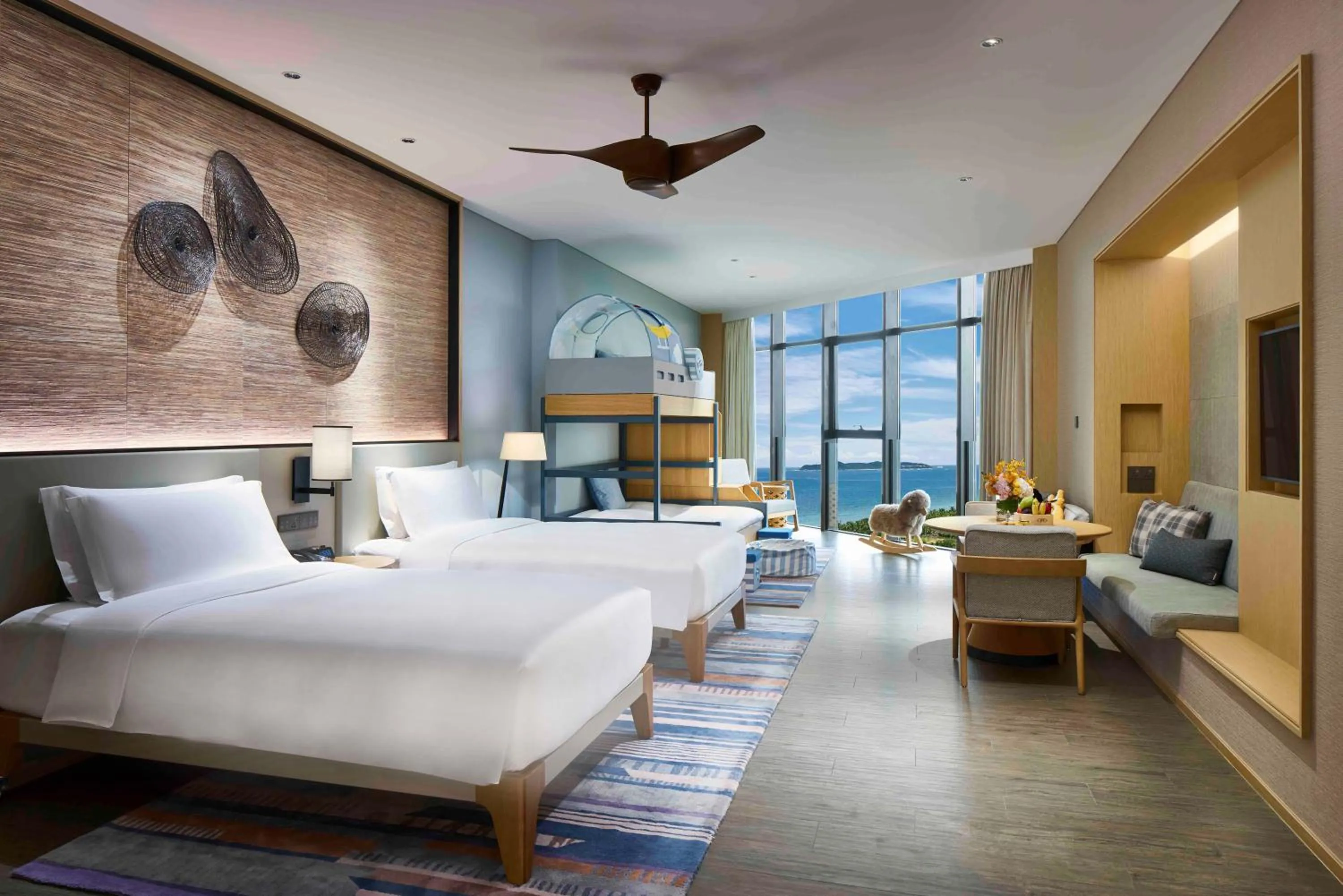 Photo of the whole room, Bed in Crowne Plaza Sanya Haitang Bay Resort by IHG