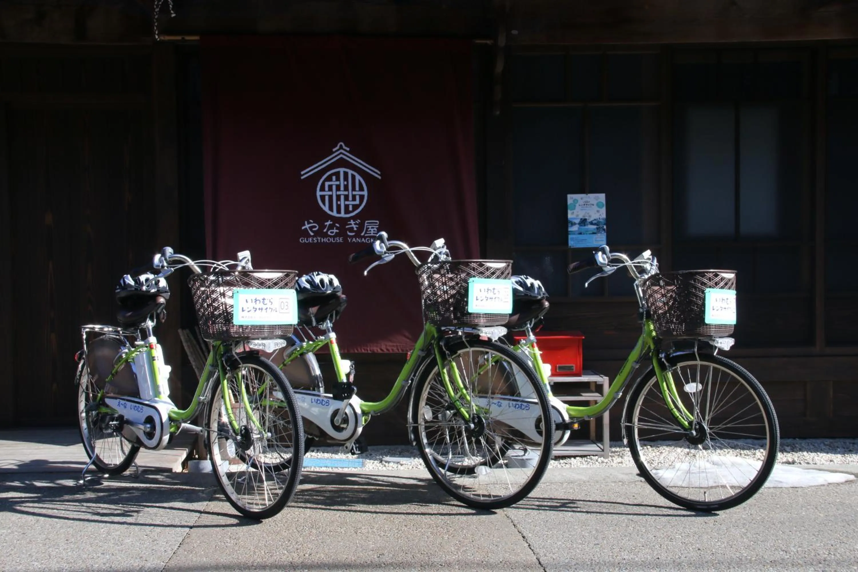 Cycling in Iwamura Guest House Yanagiya
