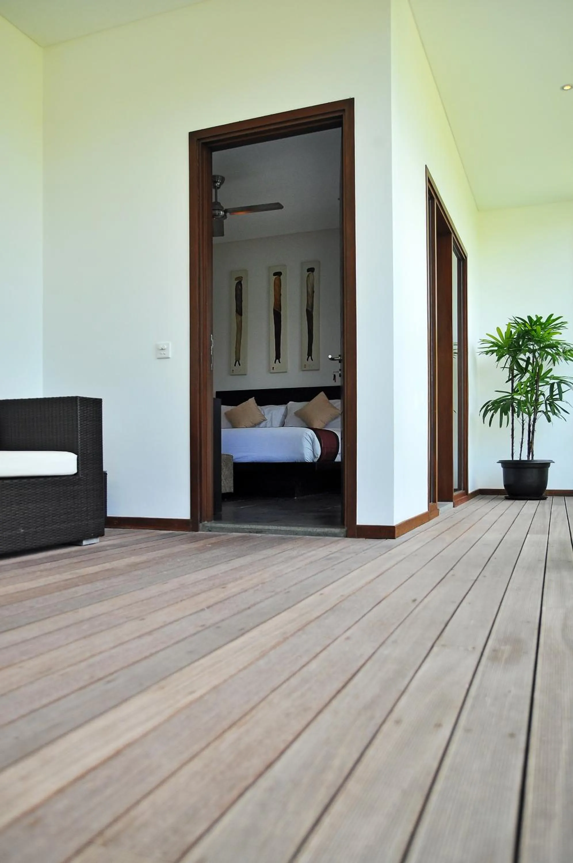 Balcony/Terrace, Bed in Villa La Sirena by Nagisa Bali