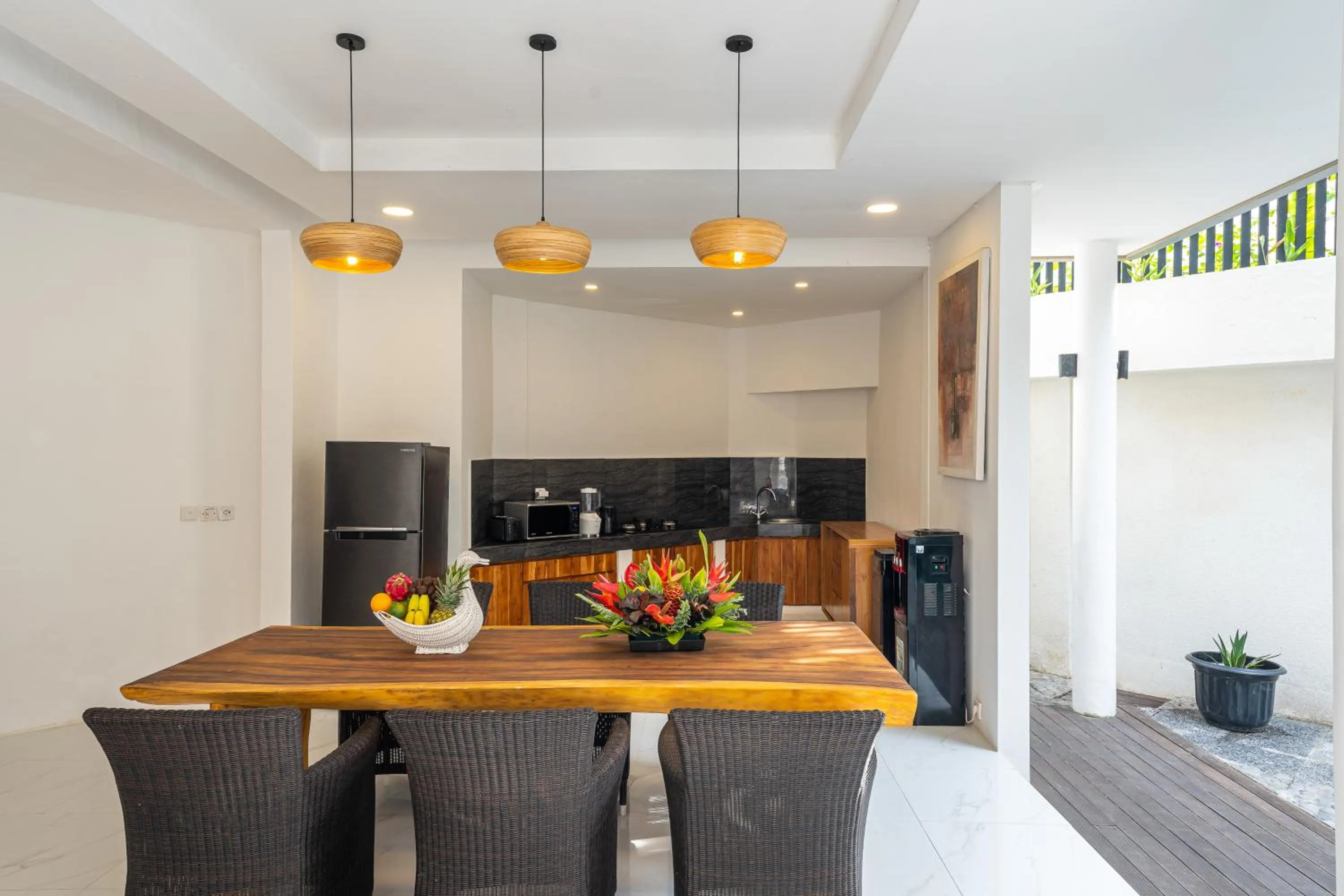 Kitchen or kitchenette in Villa La Sirena by Nagisa Bali