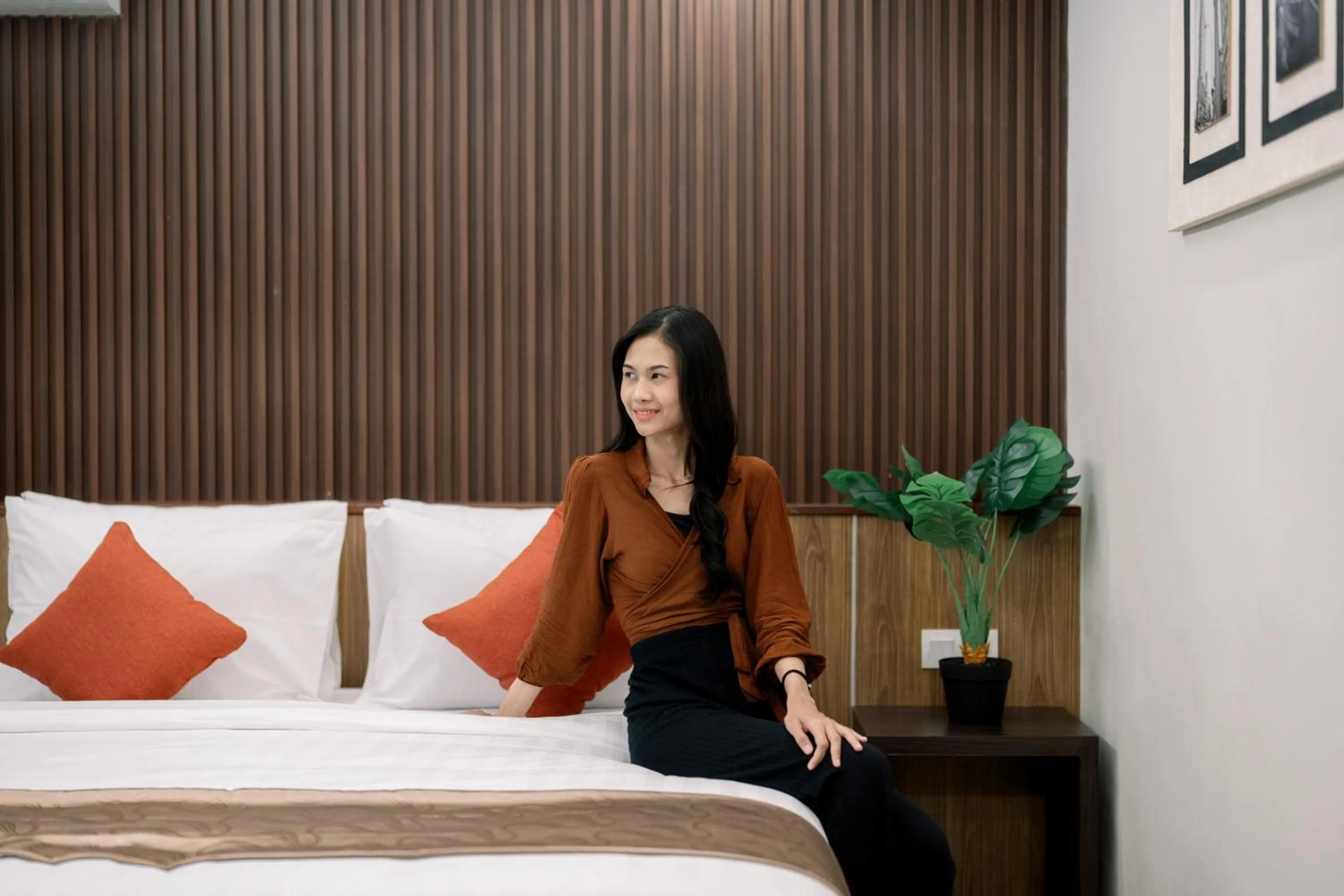 View (from property/room), Bed in Everyday Hotel Kuta Central