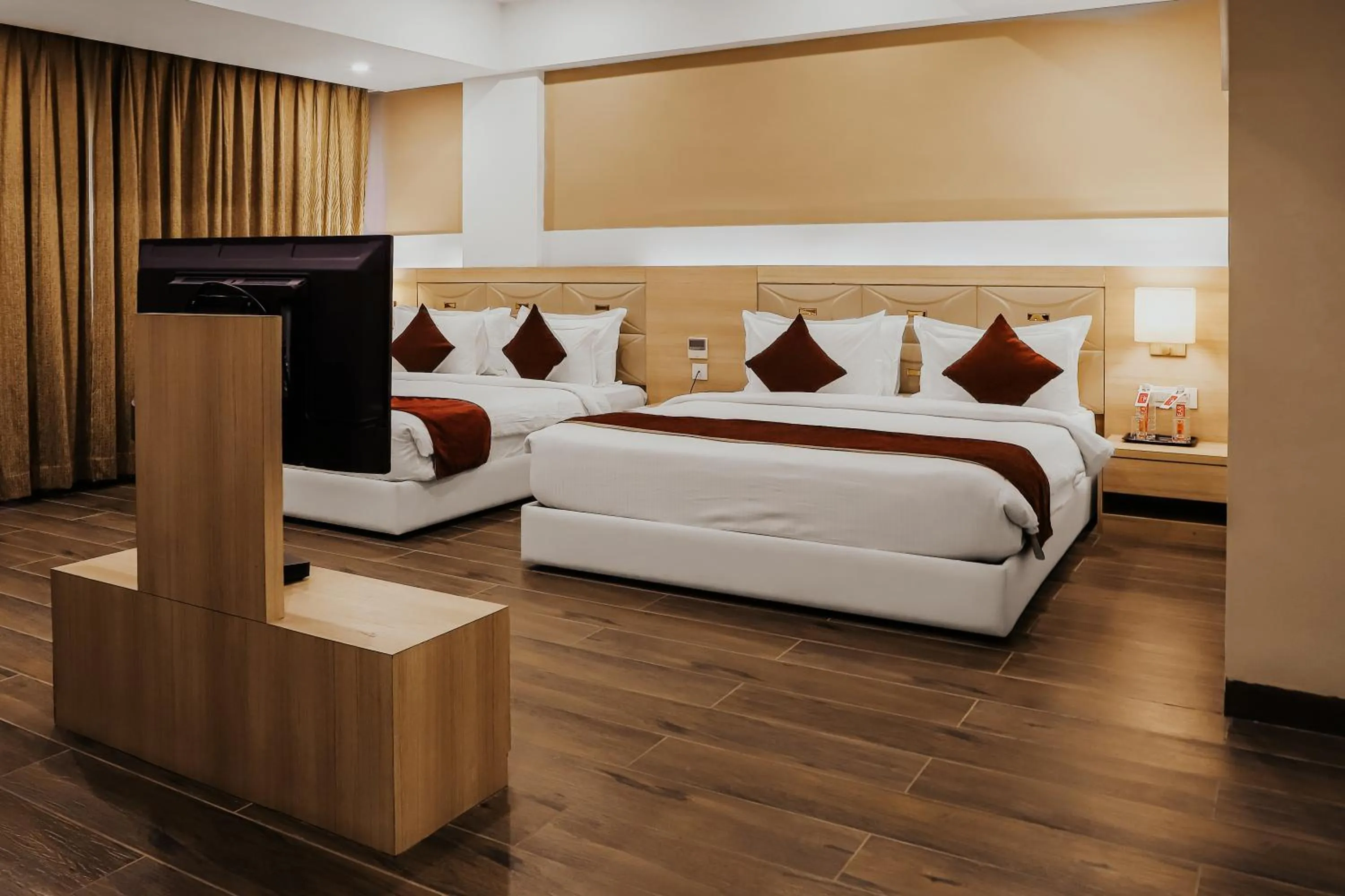 Bed in Regenta Central Somnath, Bhalpara