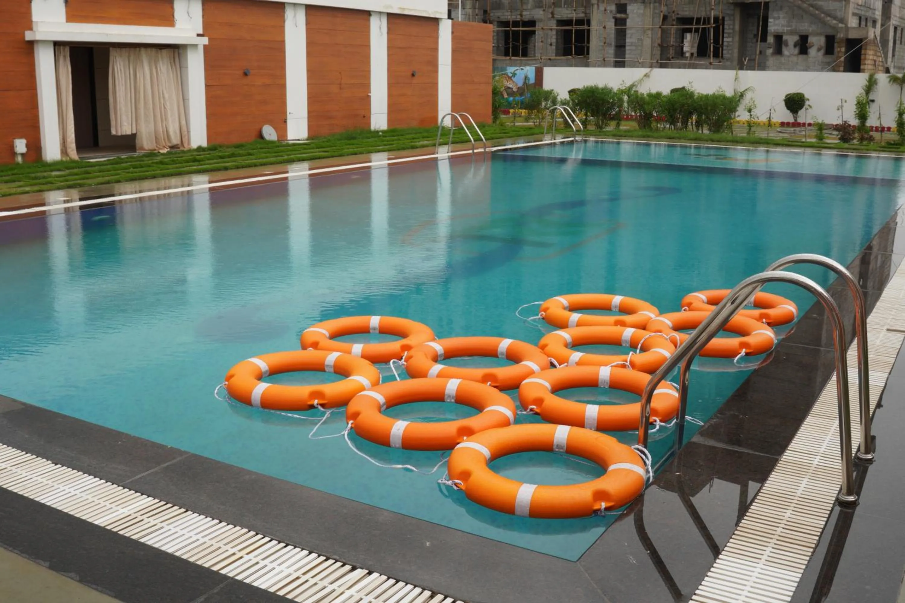 Swimming pool in Regenta Central Somnath, Bhalpara