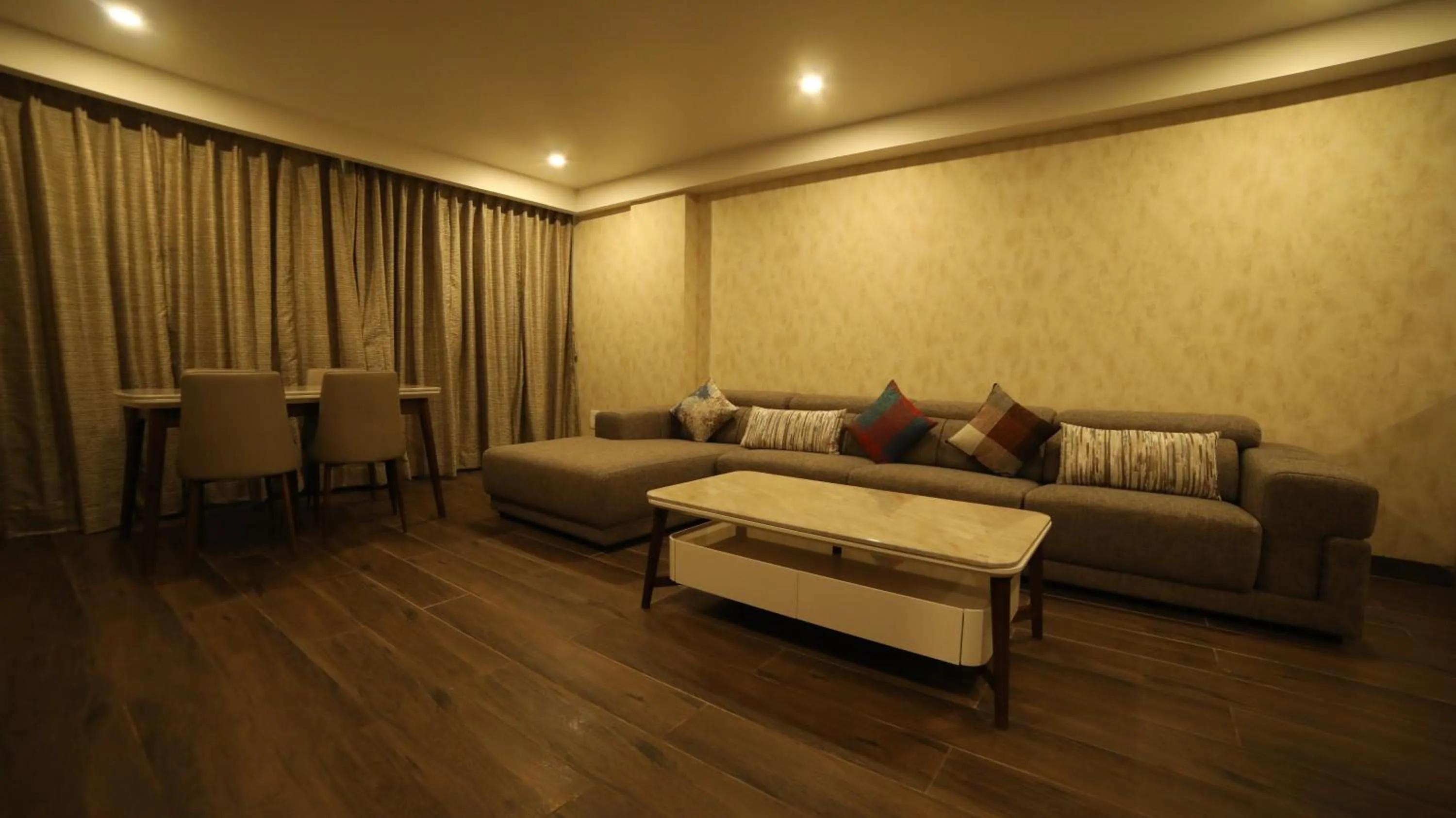 Living room in Regenta Central Somnath, Bhalpara