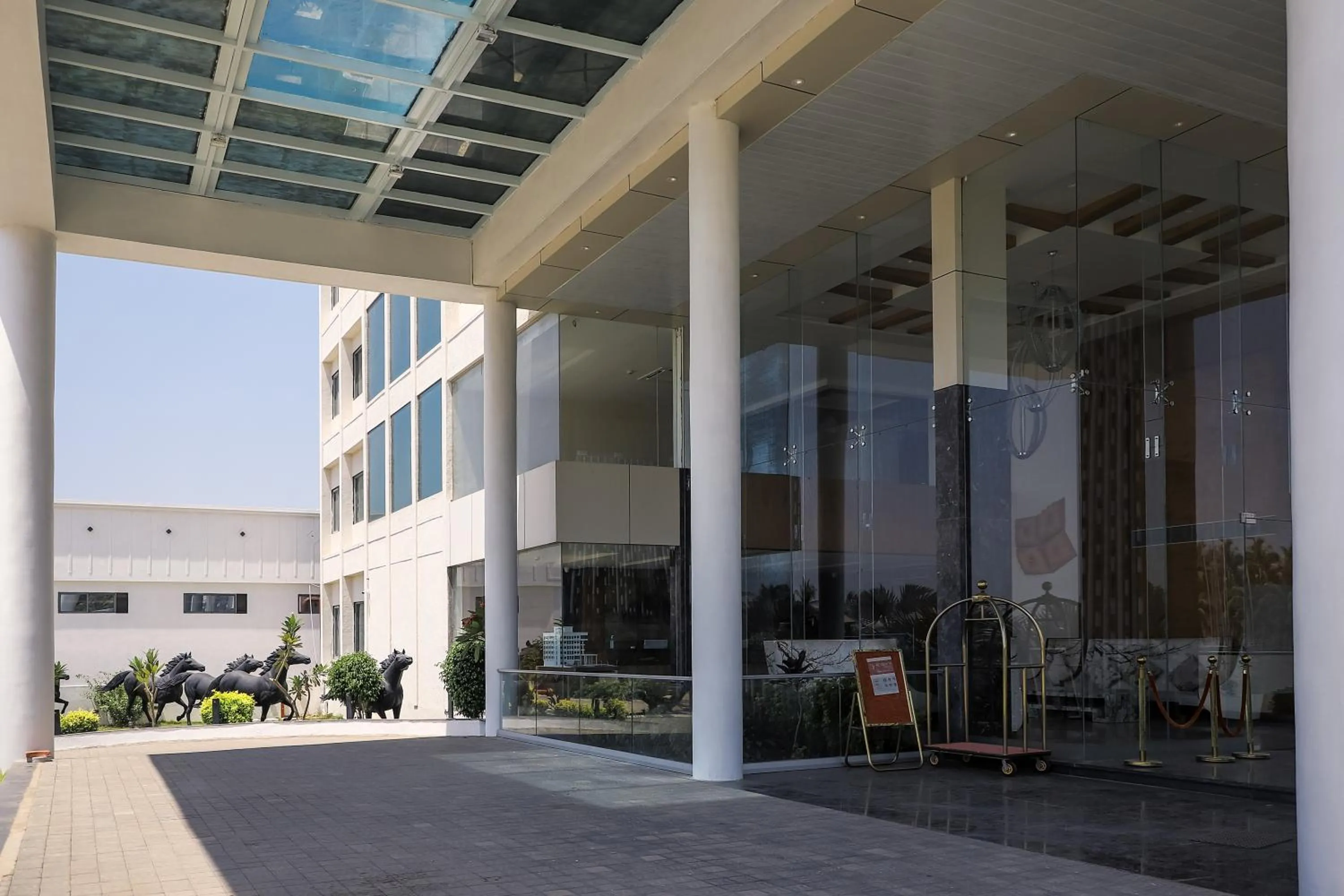 Facade/entrance in Regenta Central Somnath, Bhalpara