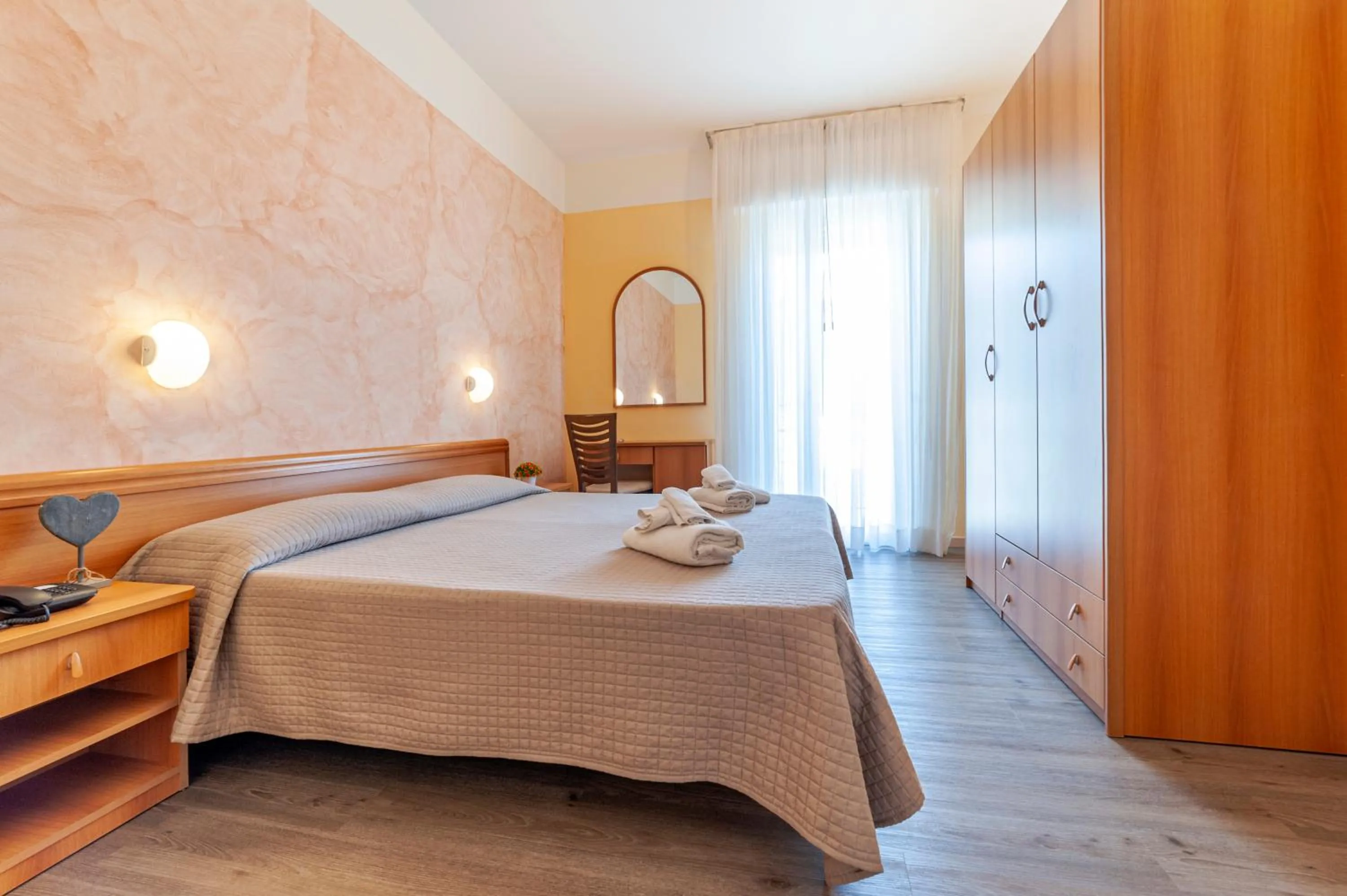 Bed in Hotel Nuovo Belvedere