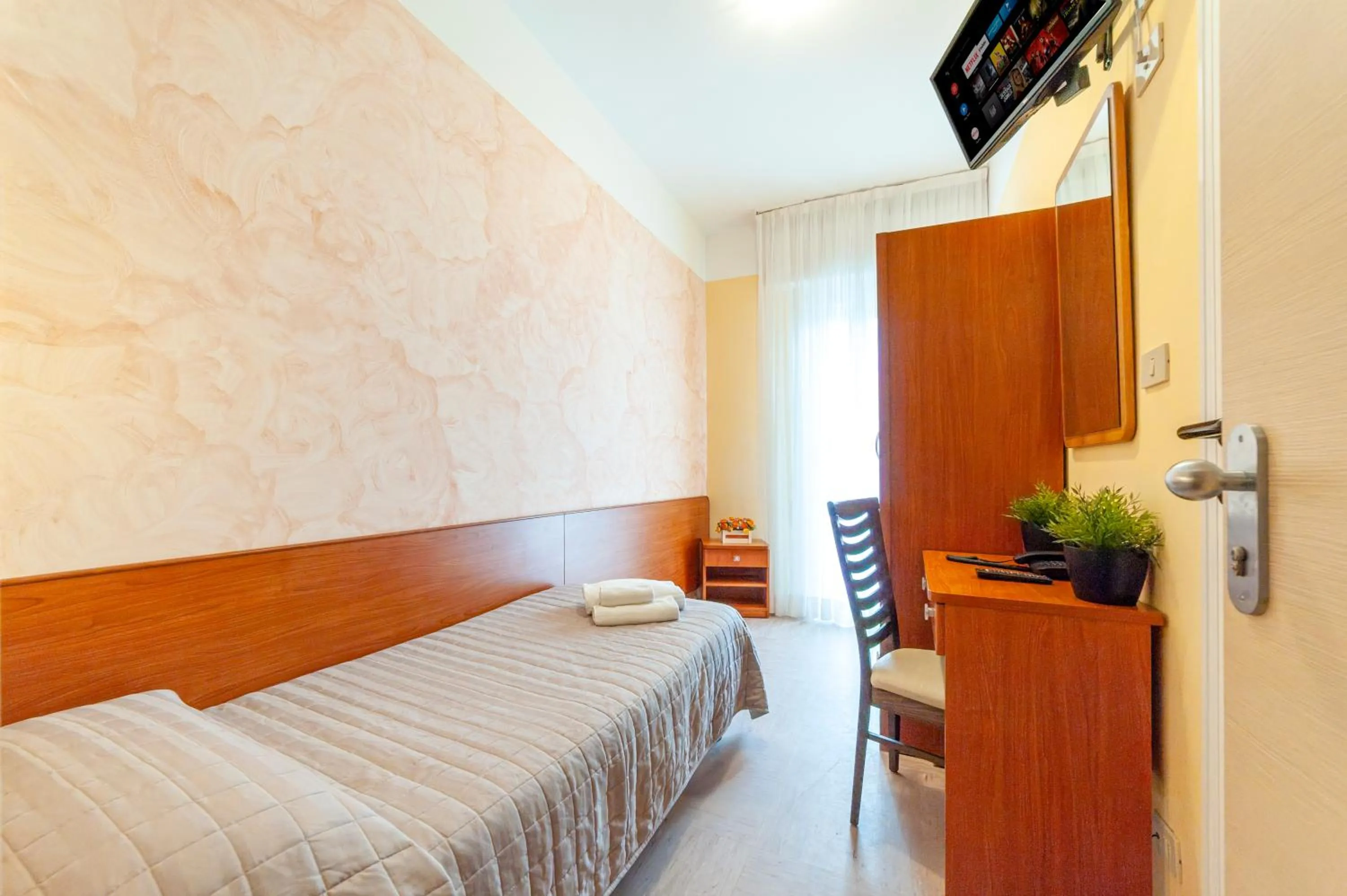 Bed in Hotel Nuovo Belvedere