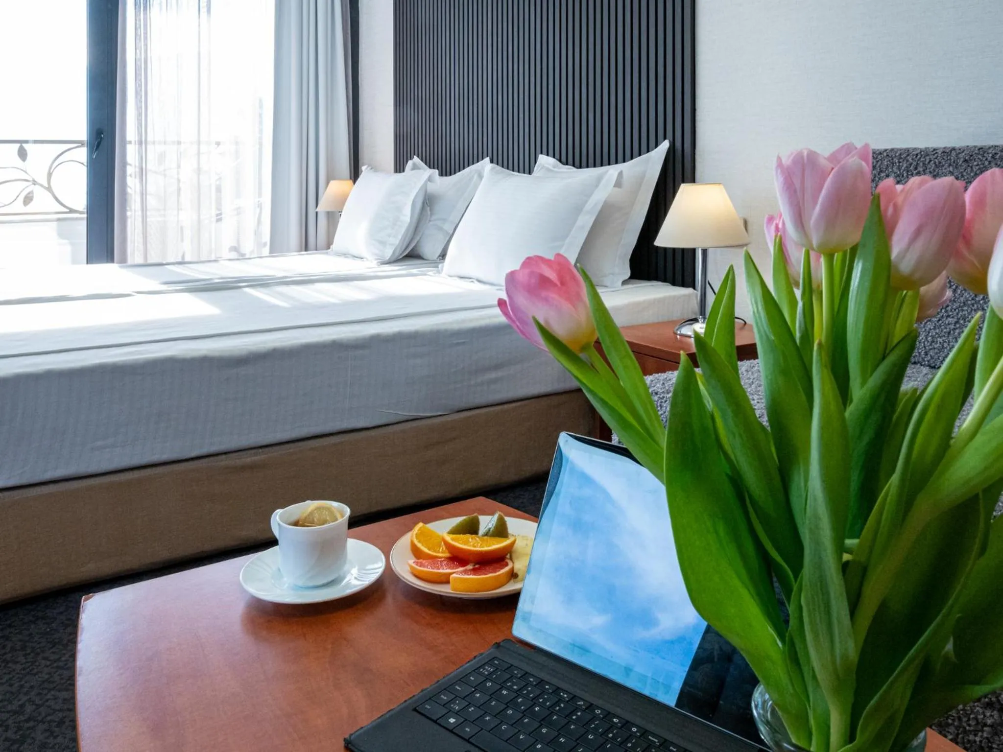 Bed in SPA Hotel Olymp