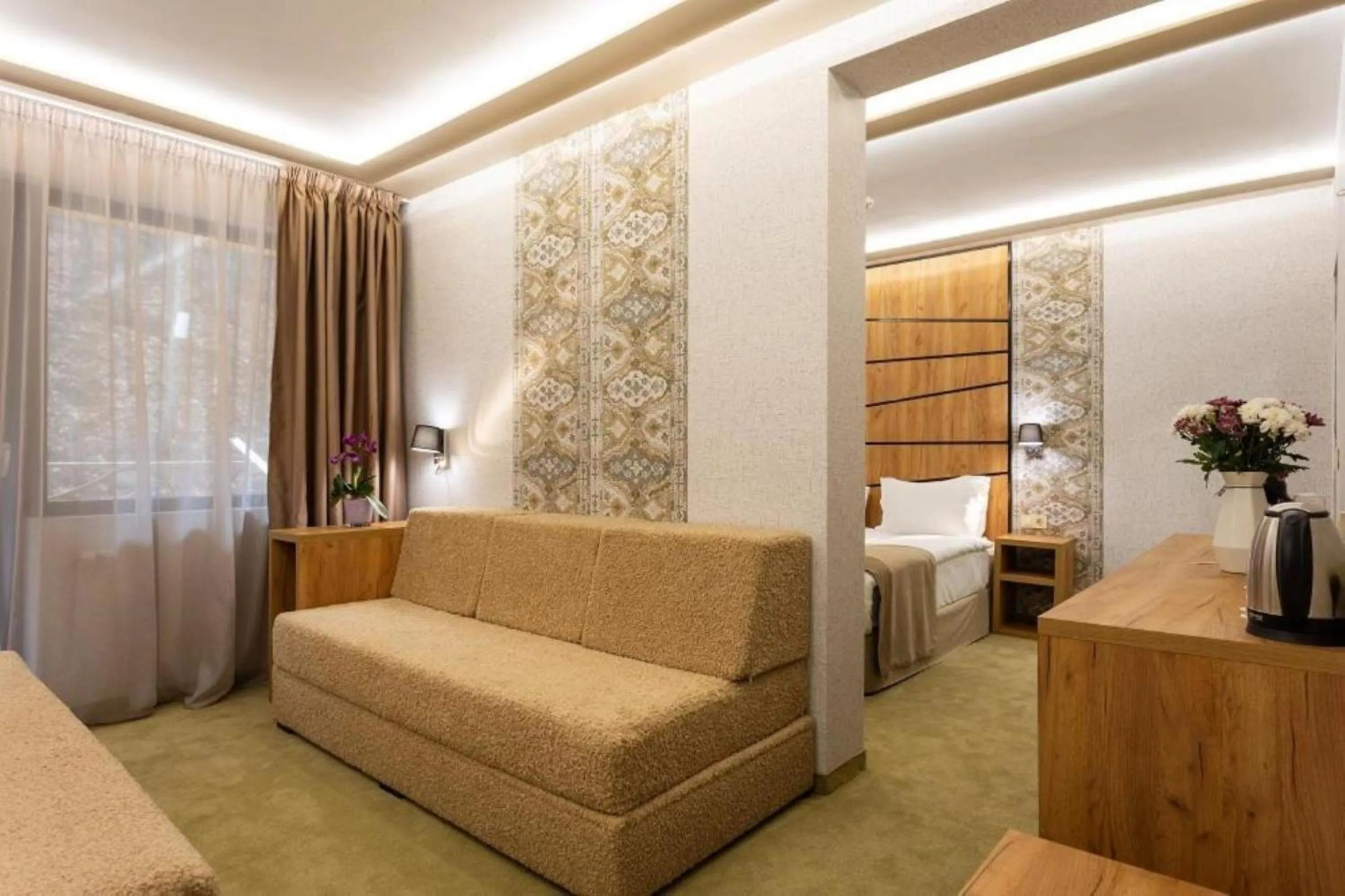 Bed in SPA Hotel Olymp