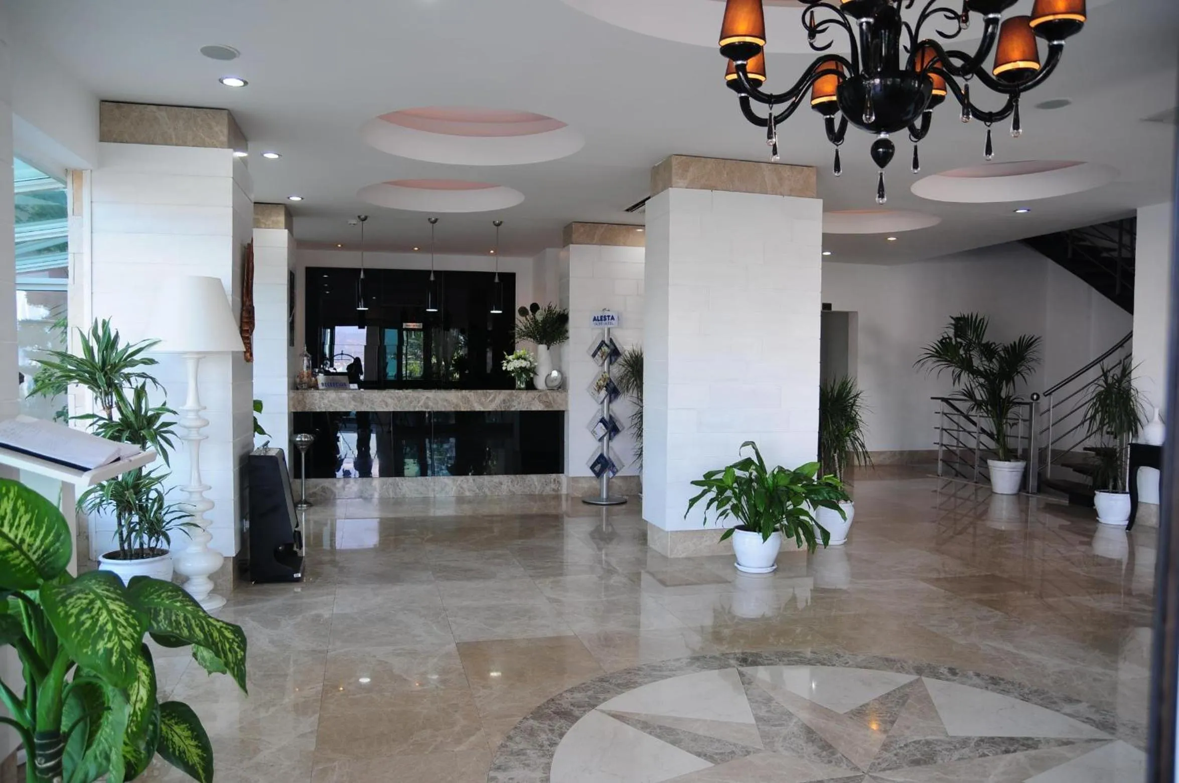 Lobby or reception in Alesta Yacht Hotel