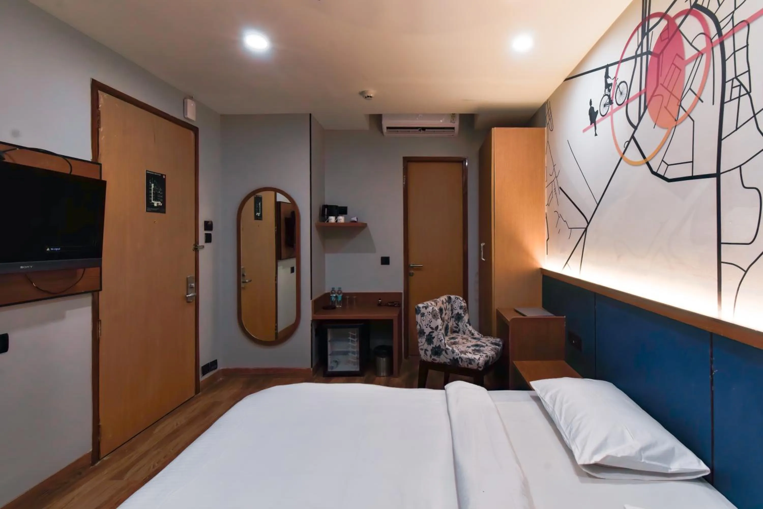 Bedroom, Bed in Ginger Vadodara RCR