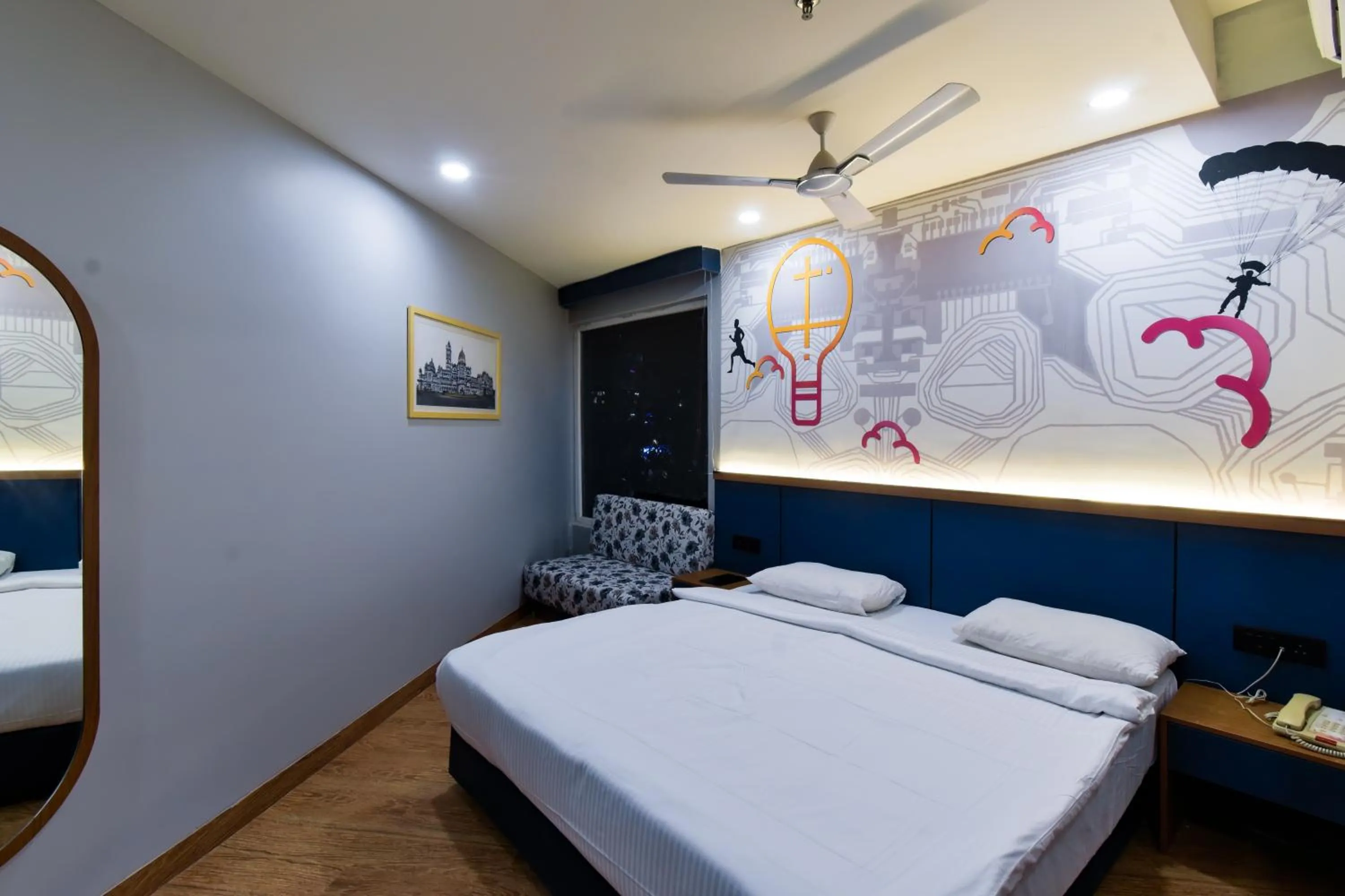 Bedroom, Bed in Ginger Vadodara RCR