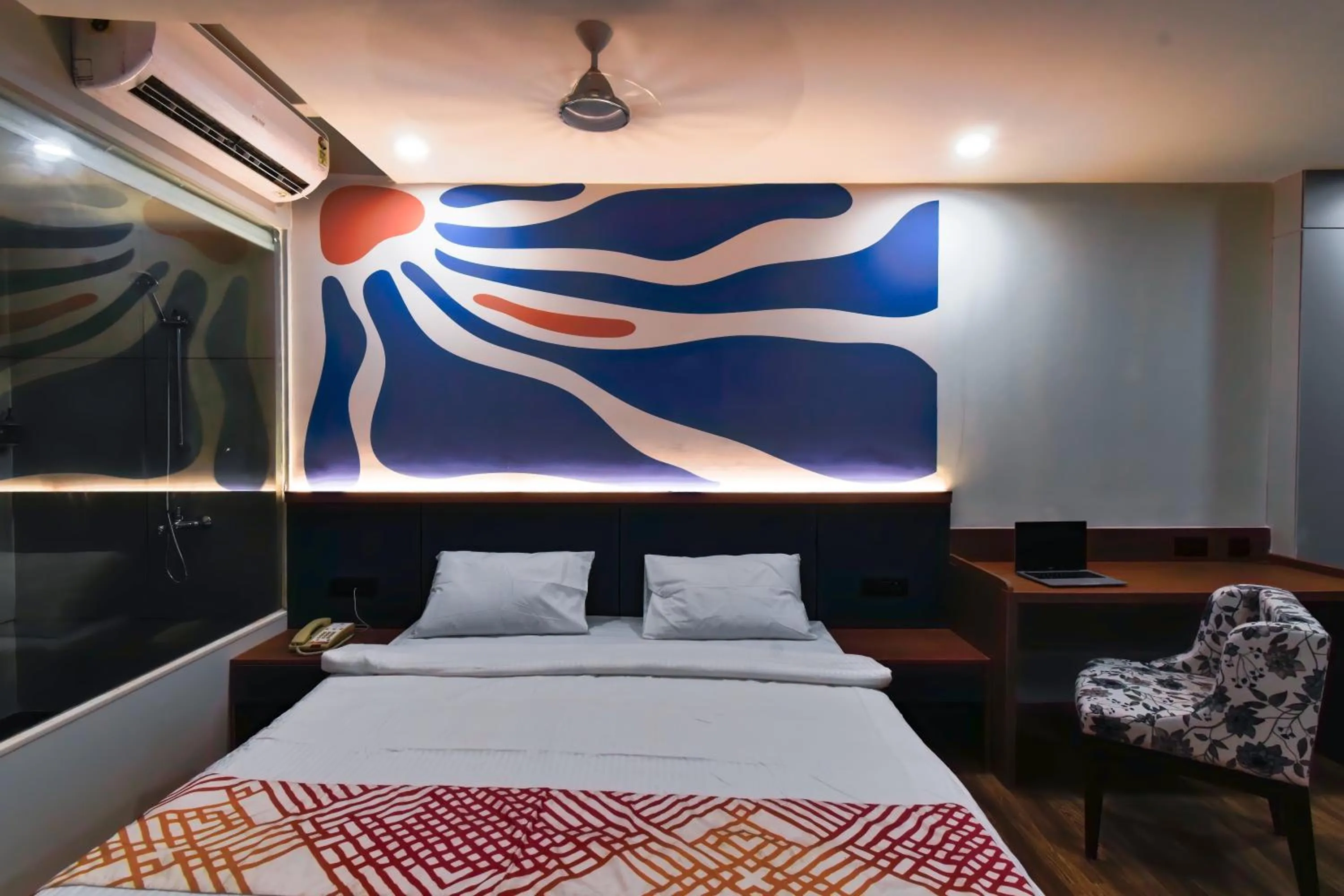 Bedroom, Bed in Ginger Vadodara RCR