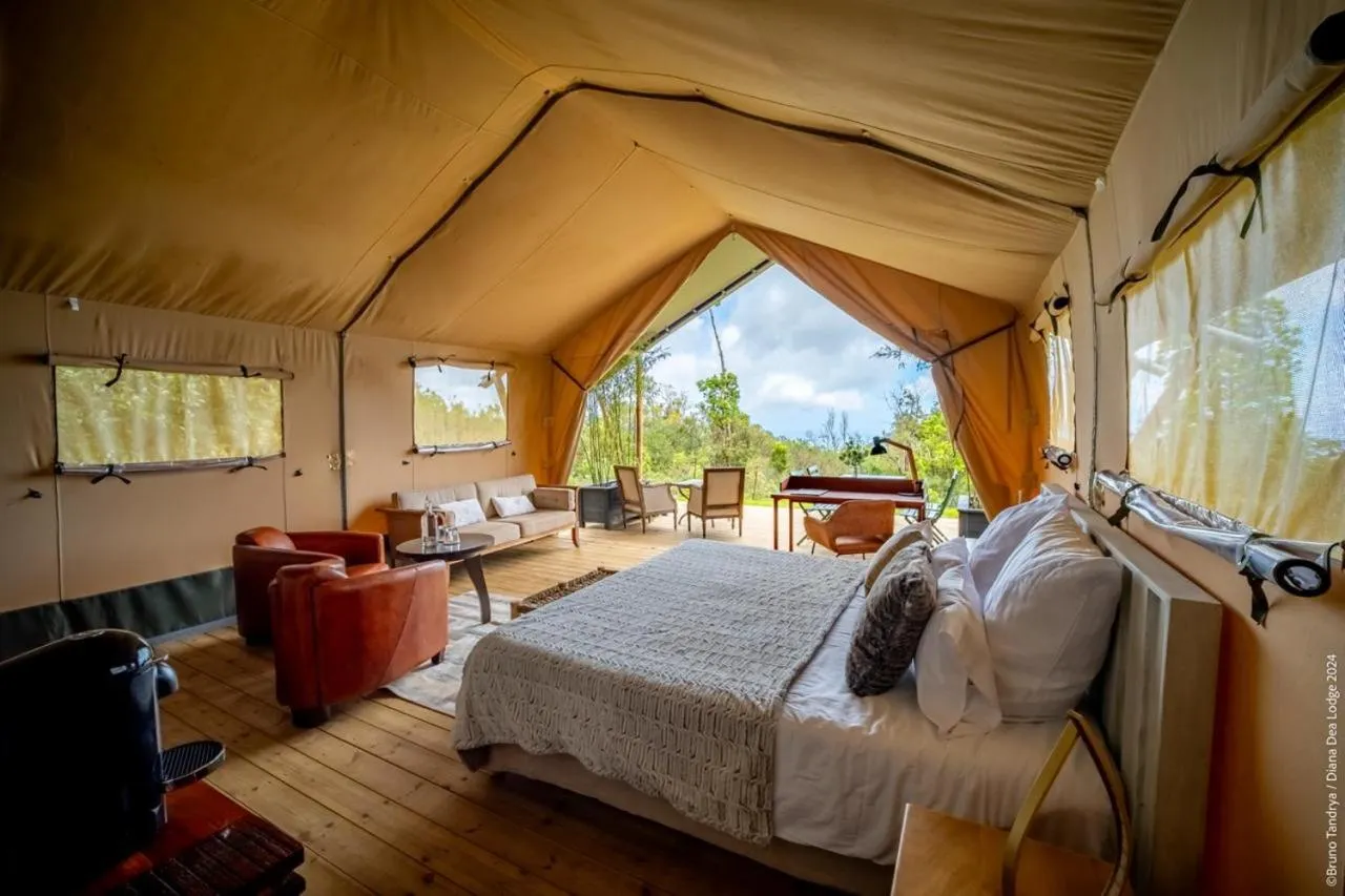 Bed in Hôtel Diana Dea Lodge & SPA