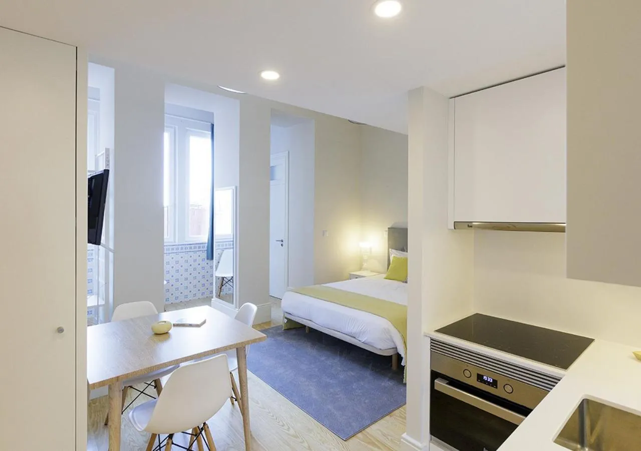 Bedroom, Bed in Mercado dos Poetas – Tourism Apartments