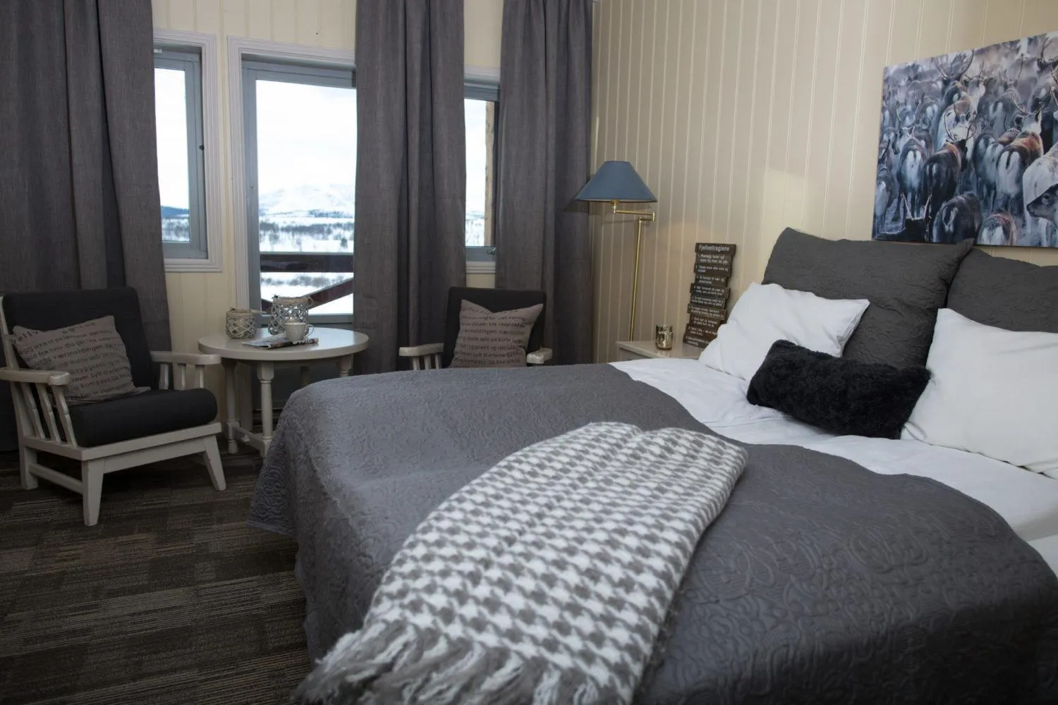 Bed in Spidsbergseter Resort Rondane