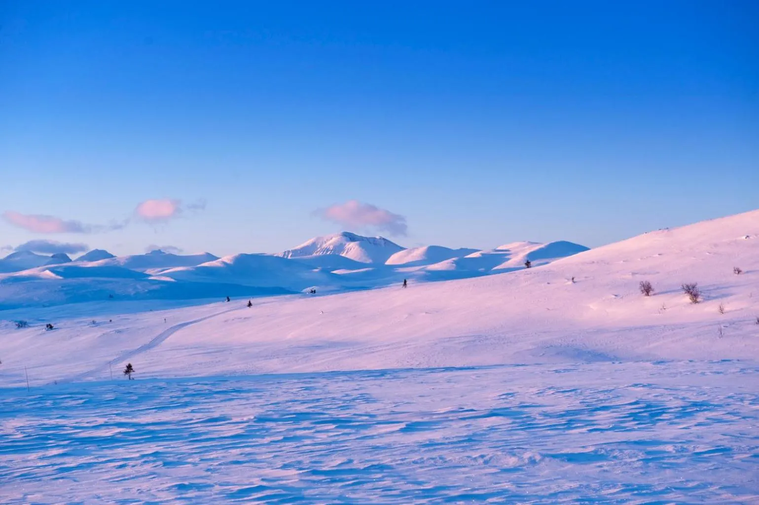 Natural landscape in Spidsbergseter Resort Rondane