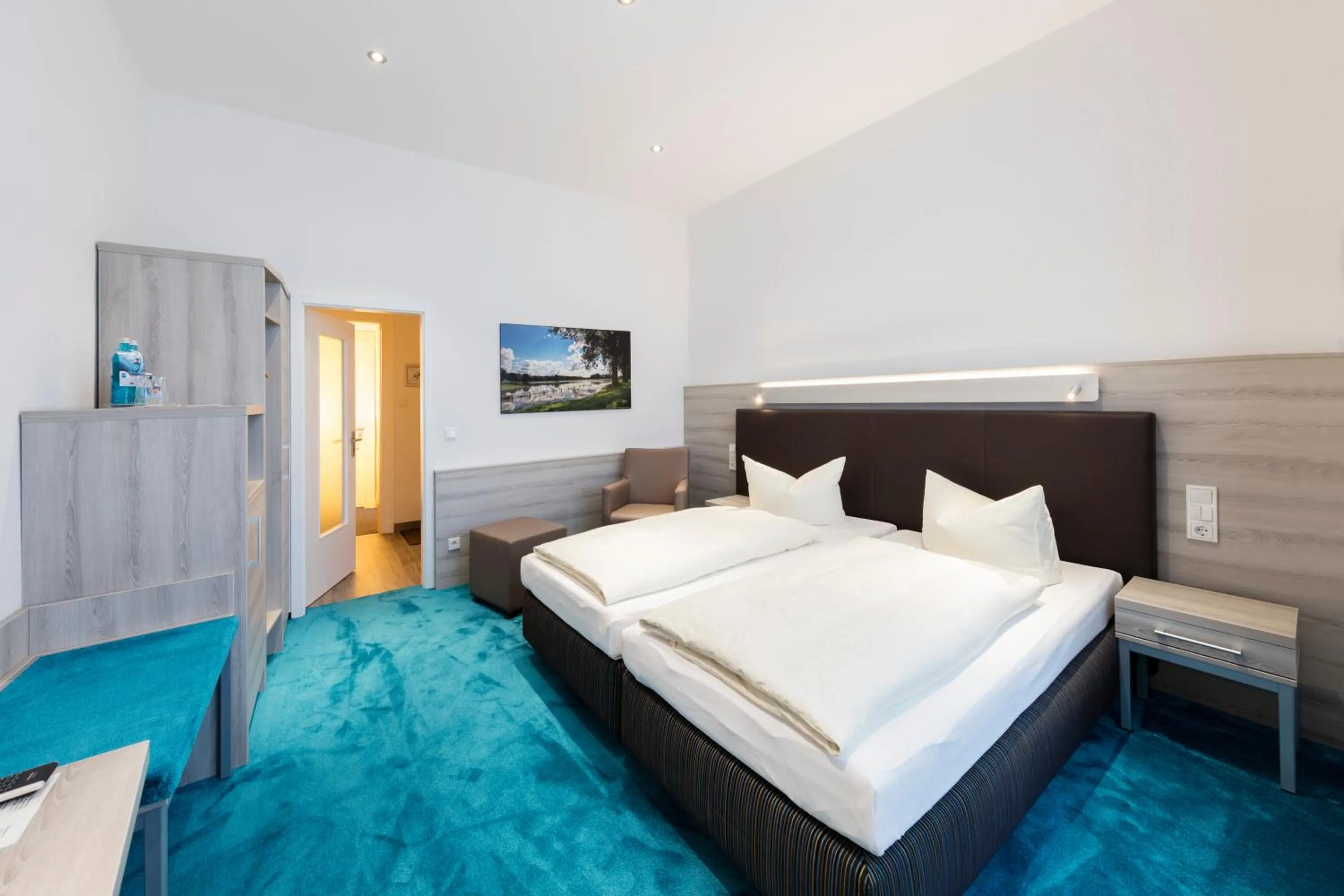 Bedroom, Bed in Hotel Reichshof garni