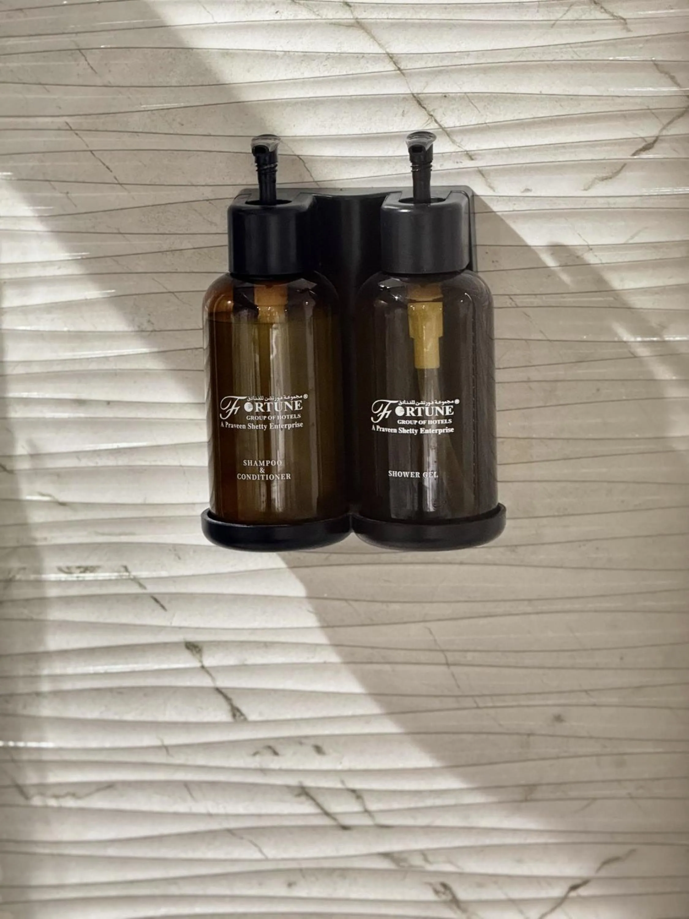 Shower in Fortune Plaza Hotel, Dubai Airport