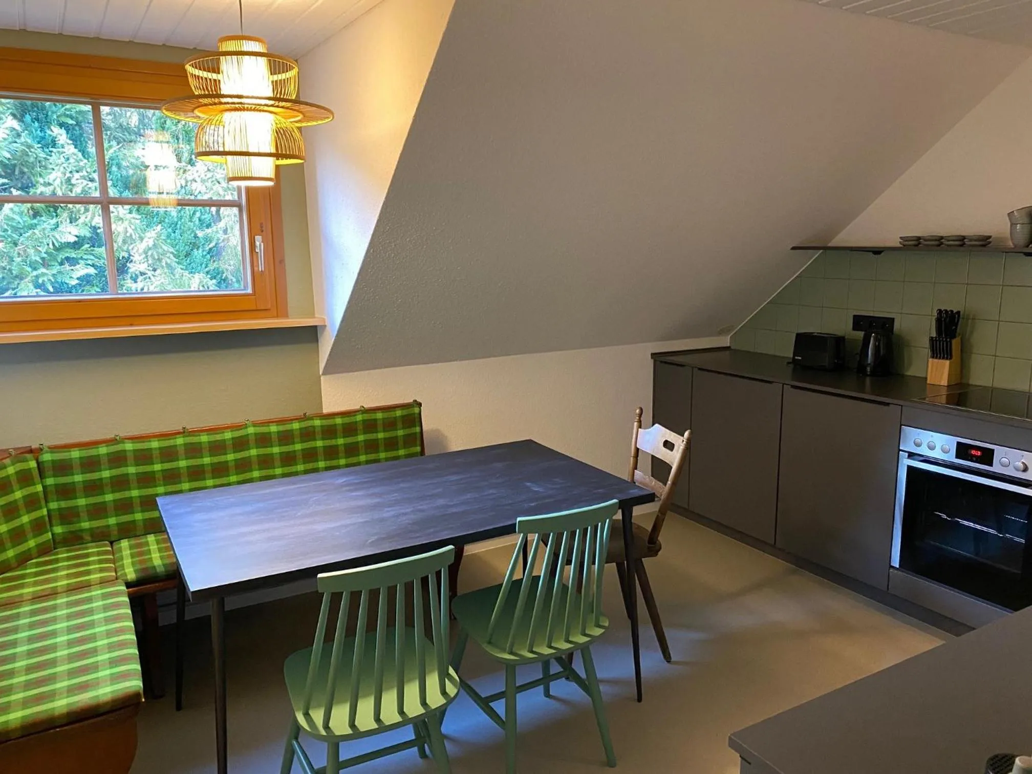 Kitchen or kitchenette in pop-up stuub feldberg