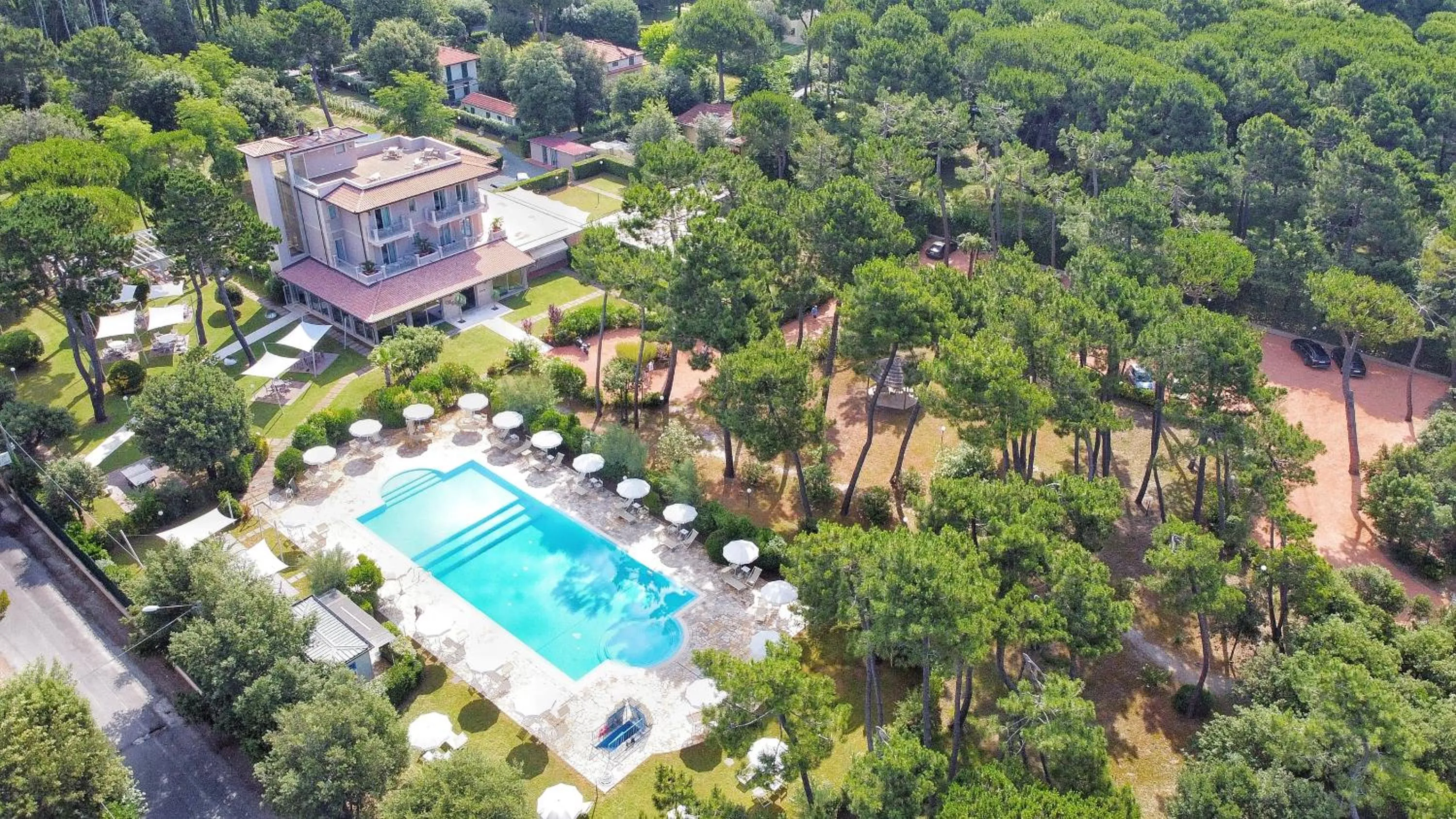 Bird's eye view in Hotel Villa Elsa