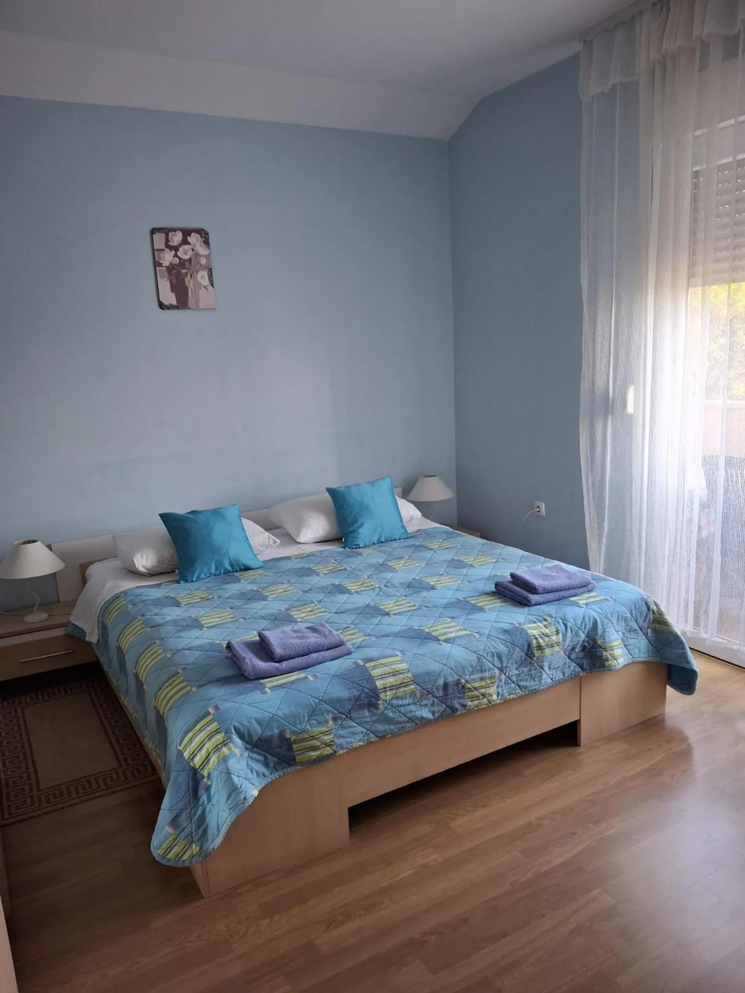 Bedroom, Bed in Villa Luketa