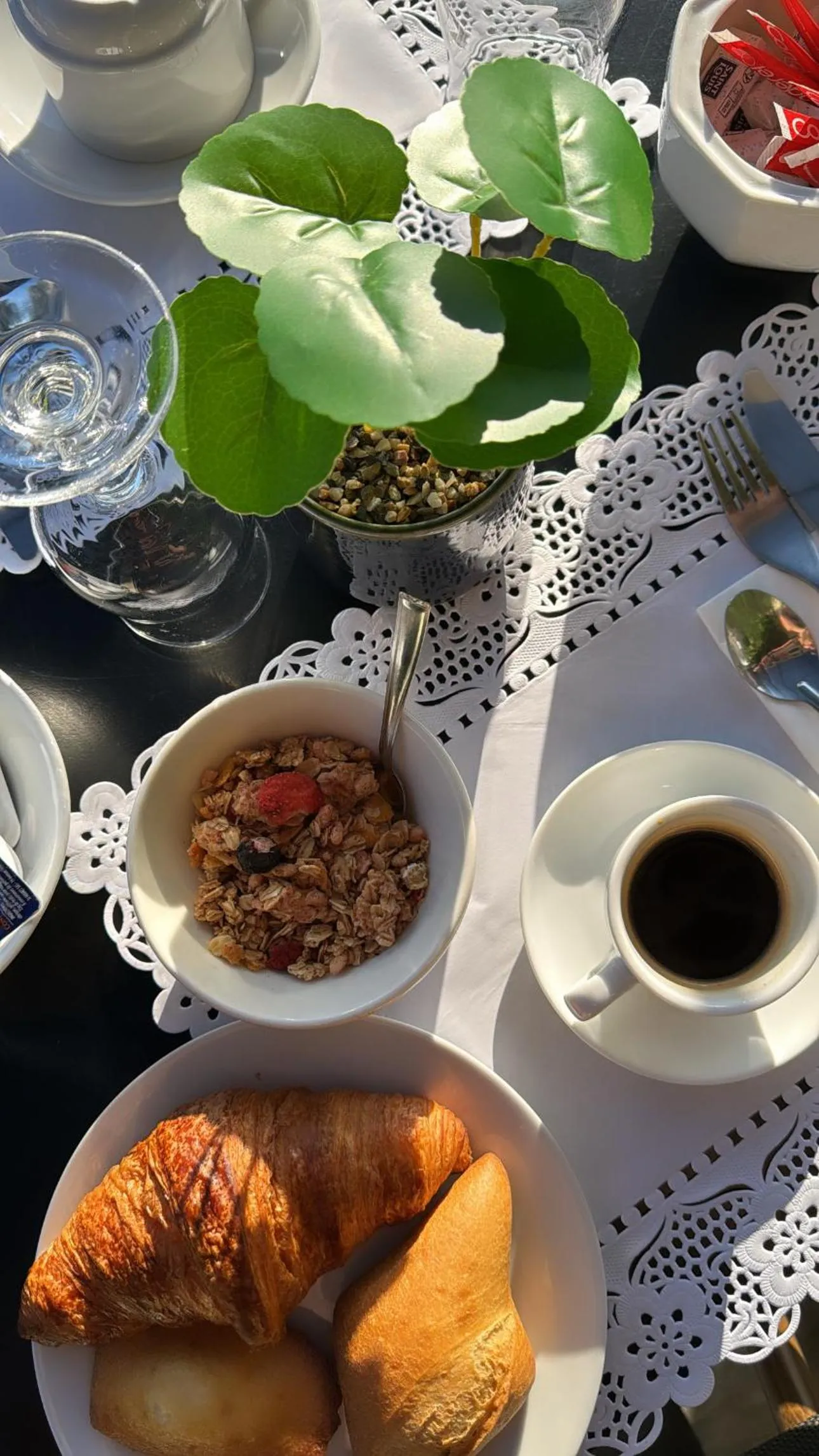 Buffet breakfast in Hotel Restaurant Christophe Colomb