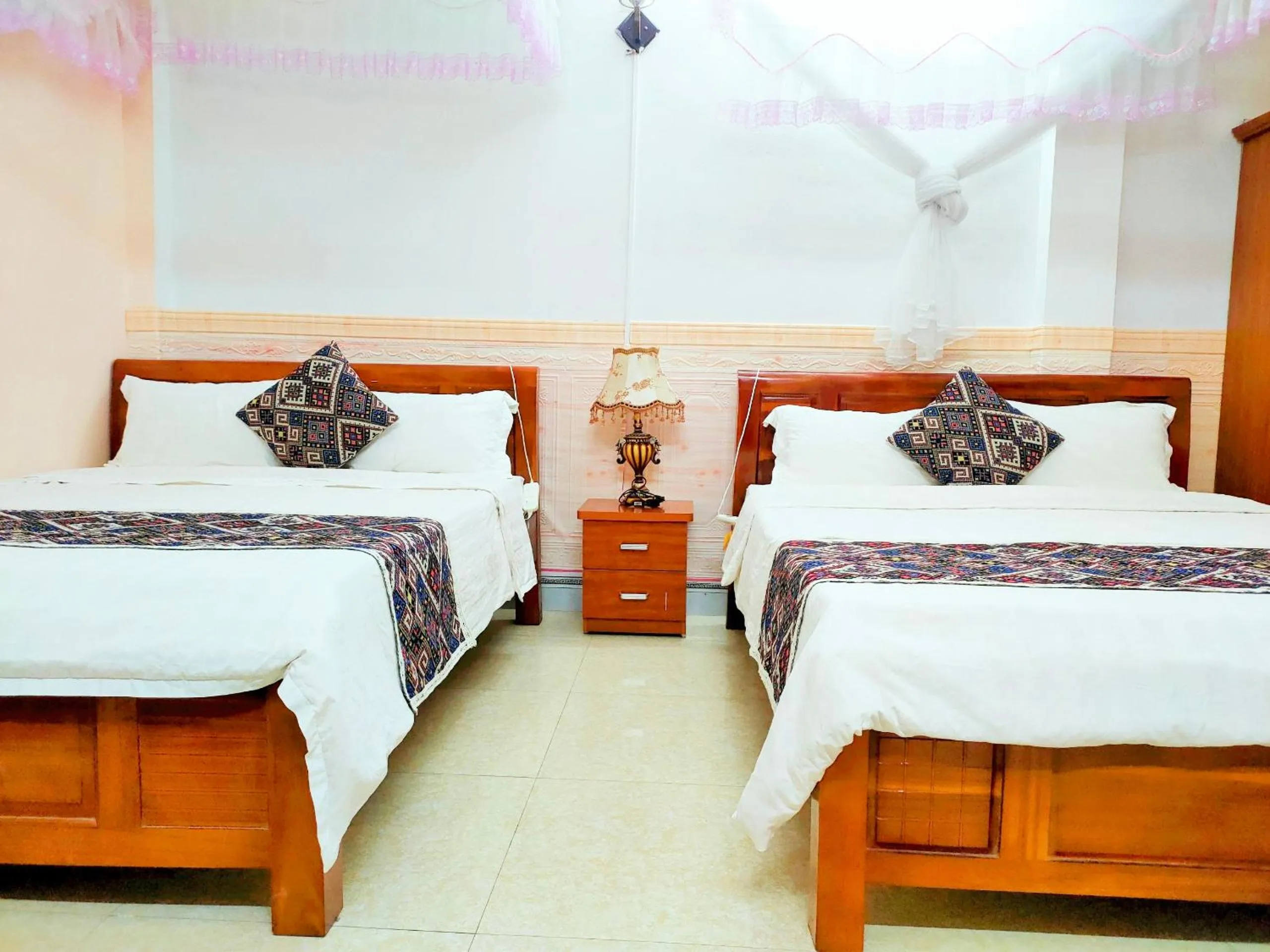 Bed in Nguyen Dang Guesthouse