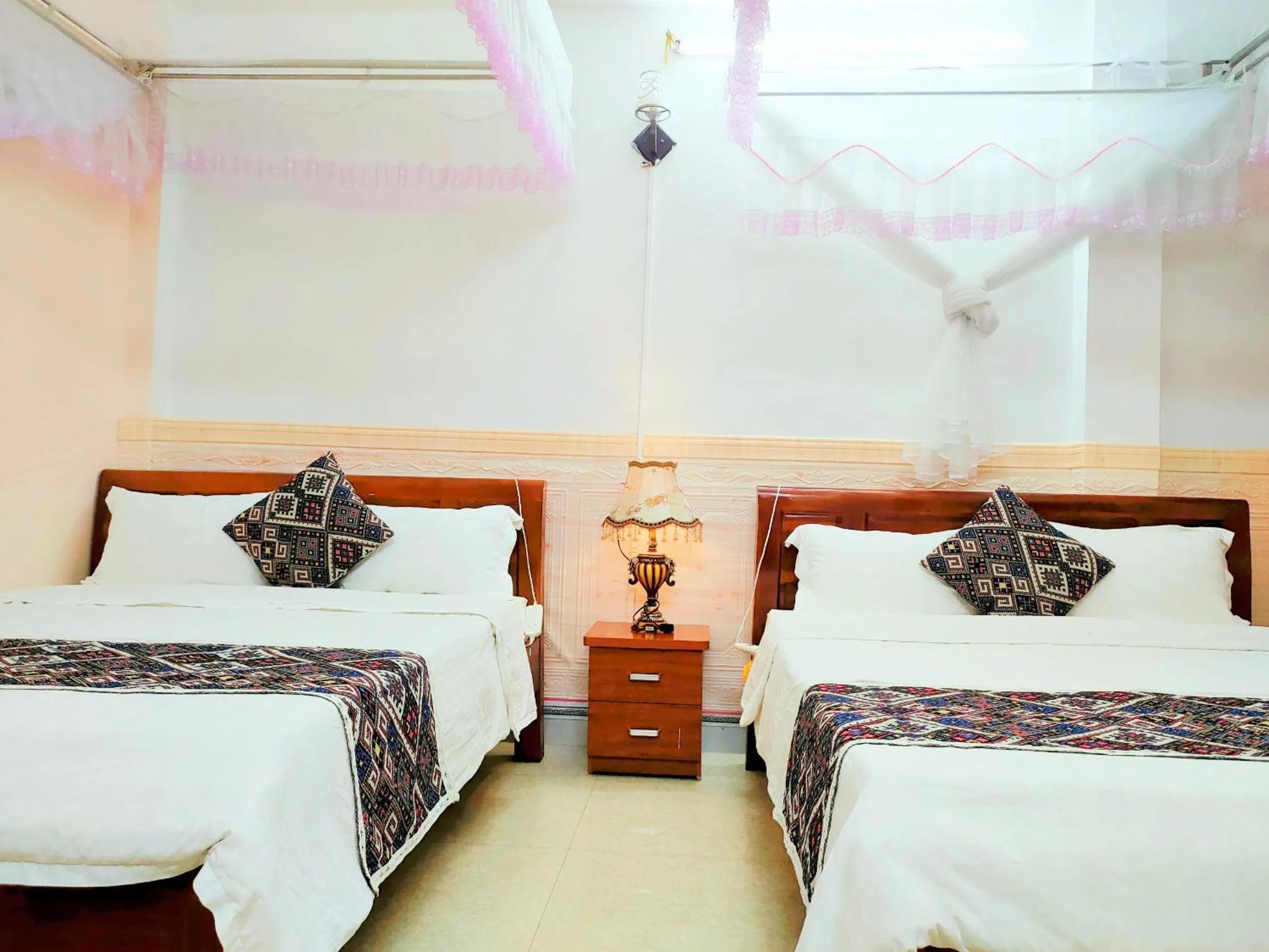 Bed in Nguyen Dang Guesthouse