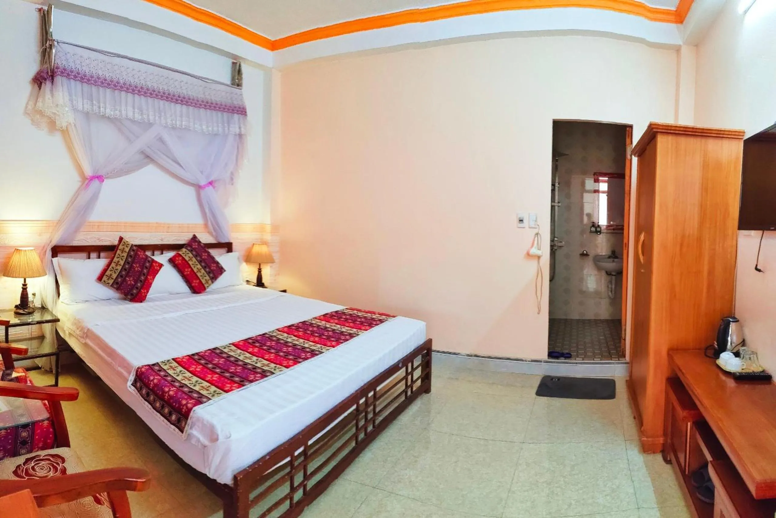 Bed in Nguyen Dang Guesthouse