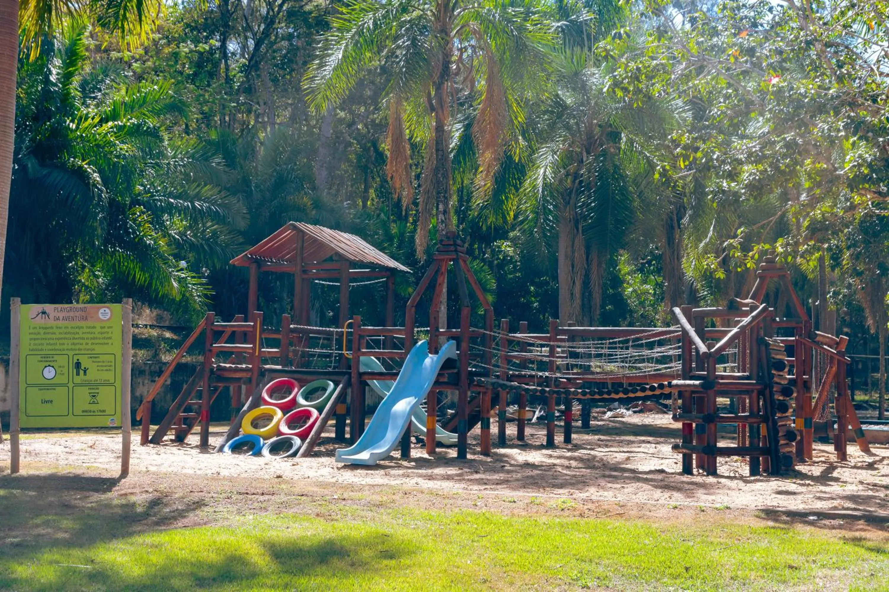 Children play ground in Rio Quente Resorts - Eco Chalés