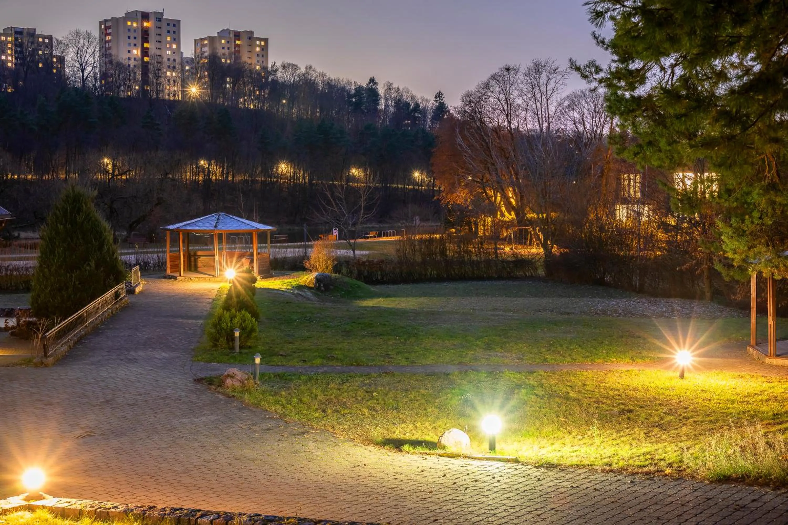 Property building in Park Villa Hotel