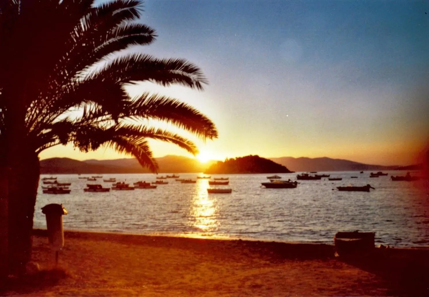 Sunset in Koronis Hotel