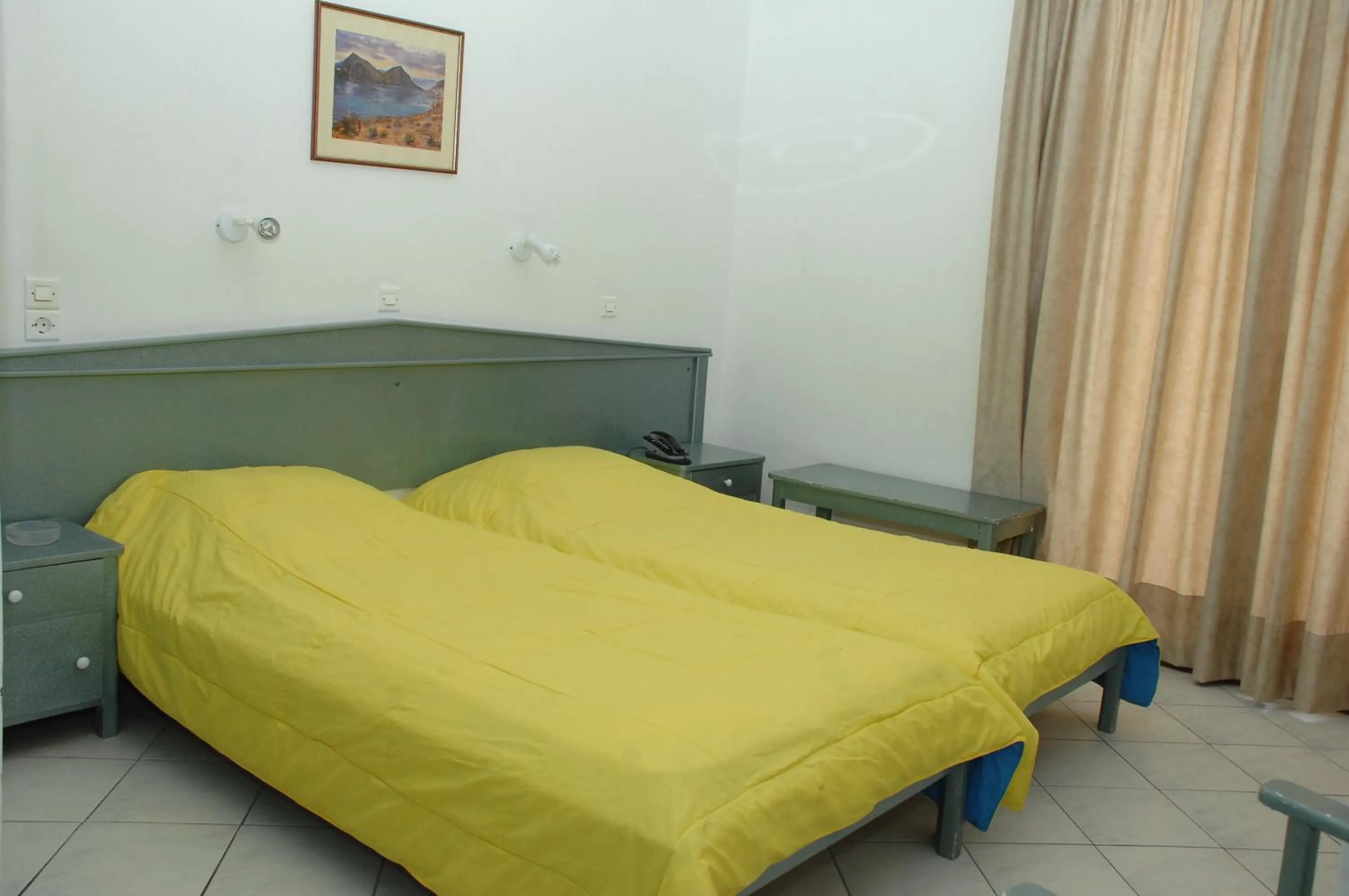 Bed in Koronis Hotel