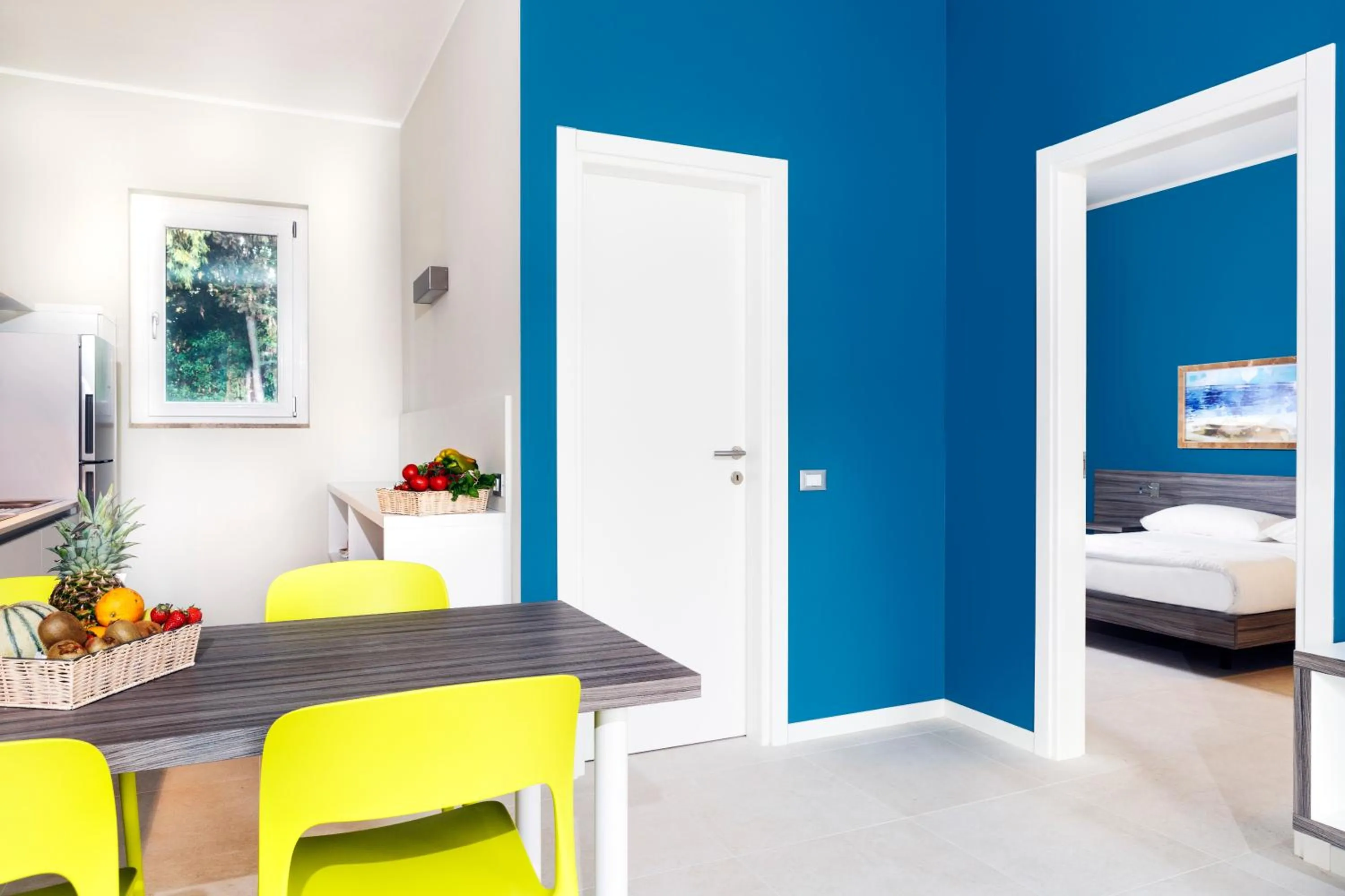 Dining area, Bed in Golfo del Sole Hotel & Holiday Resort