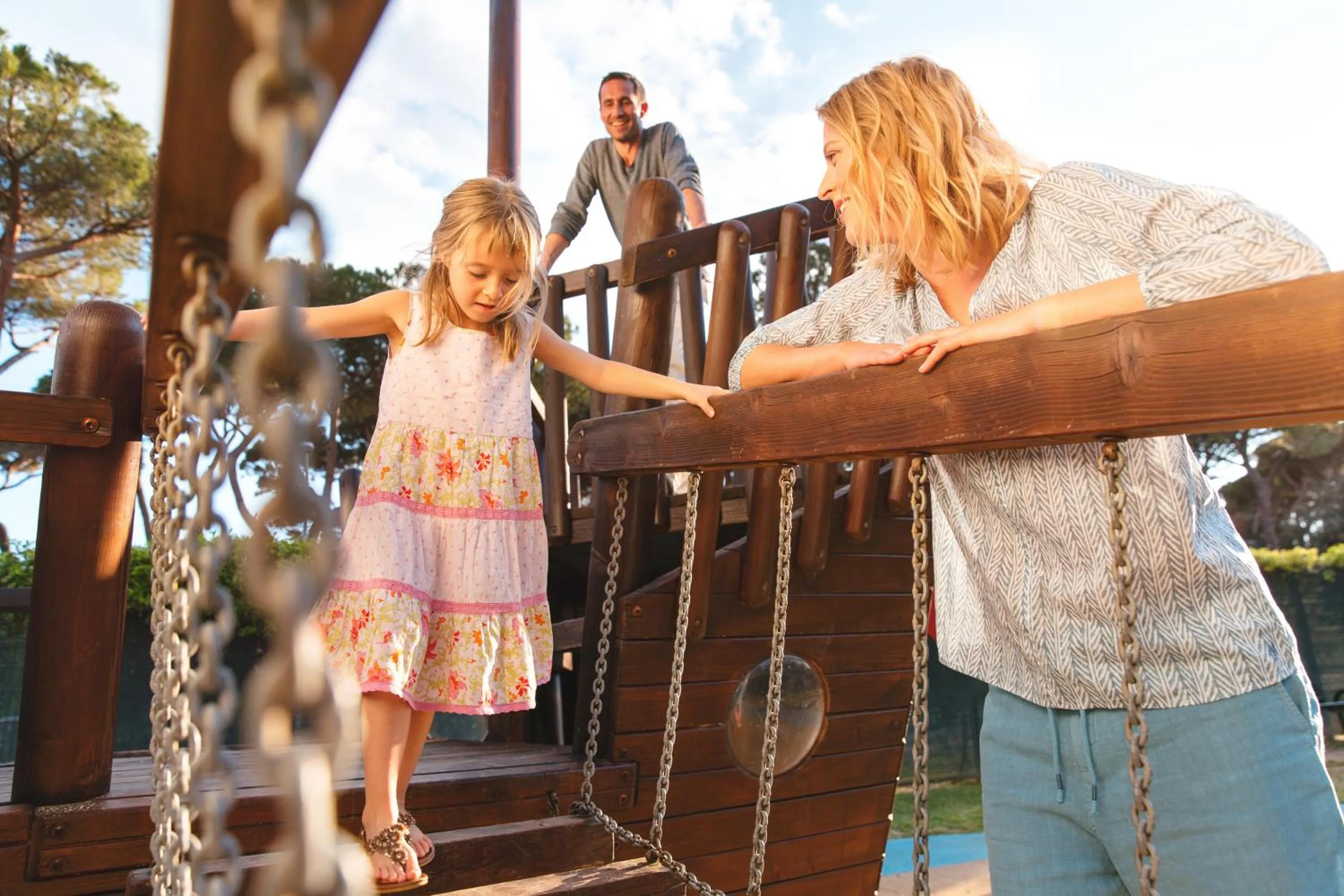 Children play ground in Golfo del Sole Hotel & Holiday Resort