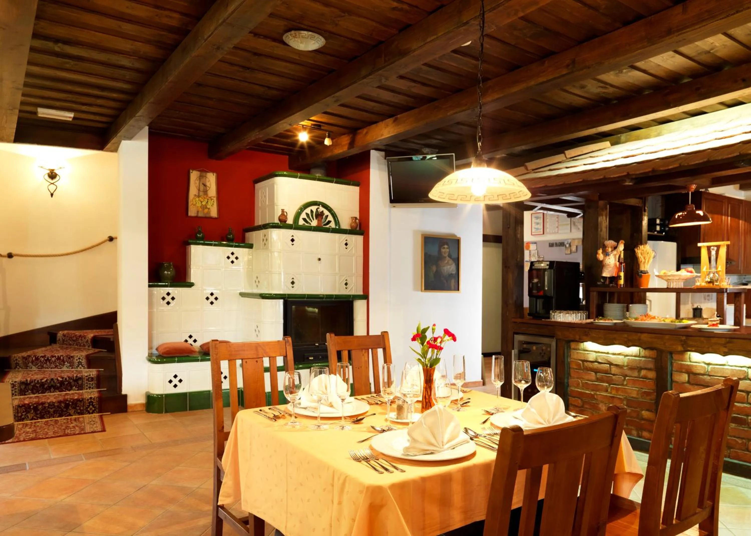 Dining area in Hotel Strk