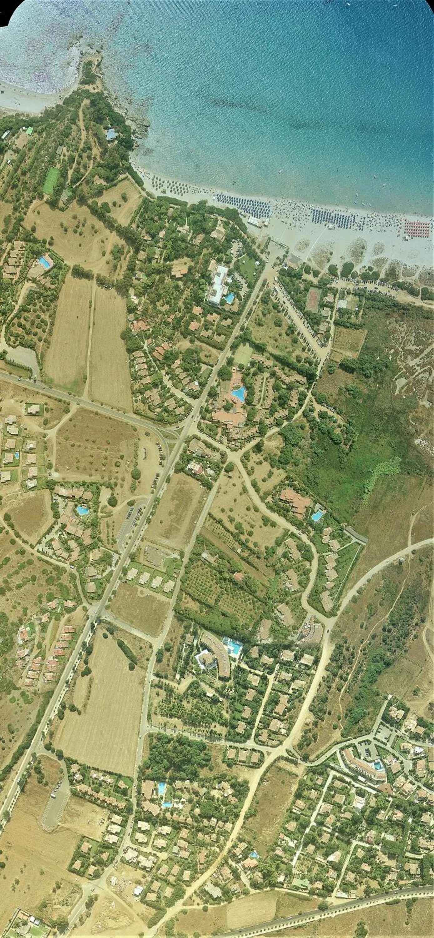 Bird's eye view in Verdemare Sardegna Uno