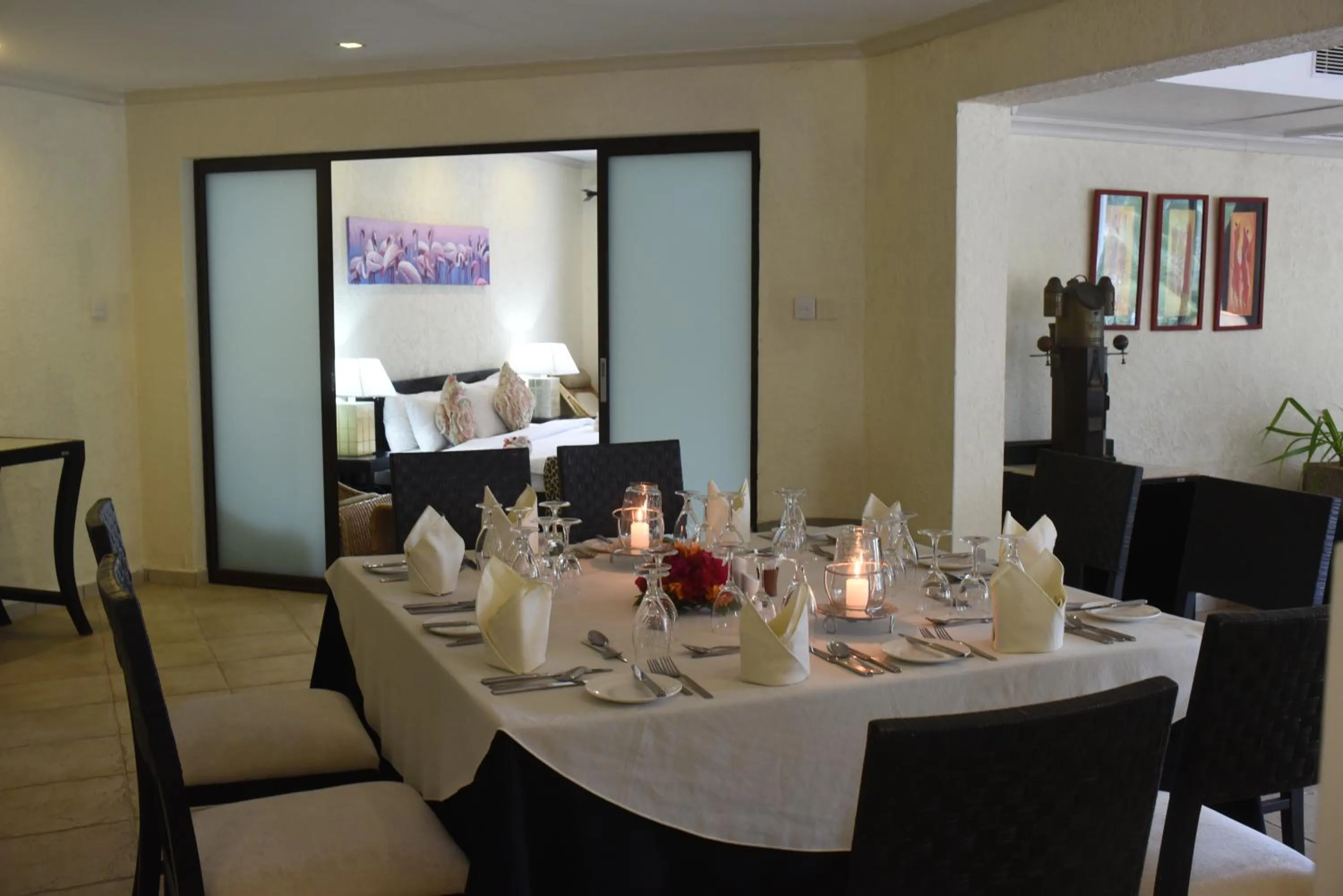 Dining area in Diani Reef Beach Resort & Spa - Your Beachfront Bliss Awaits
