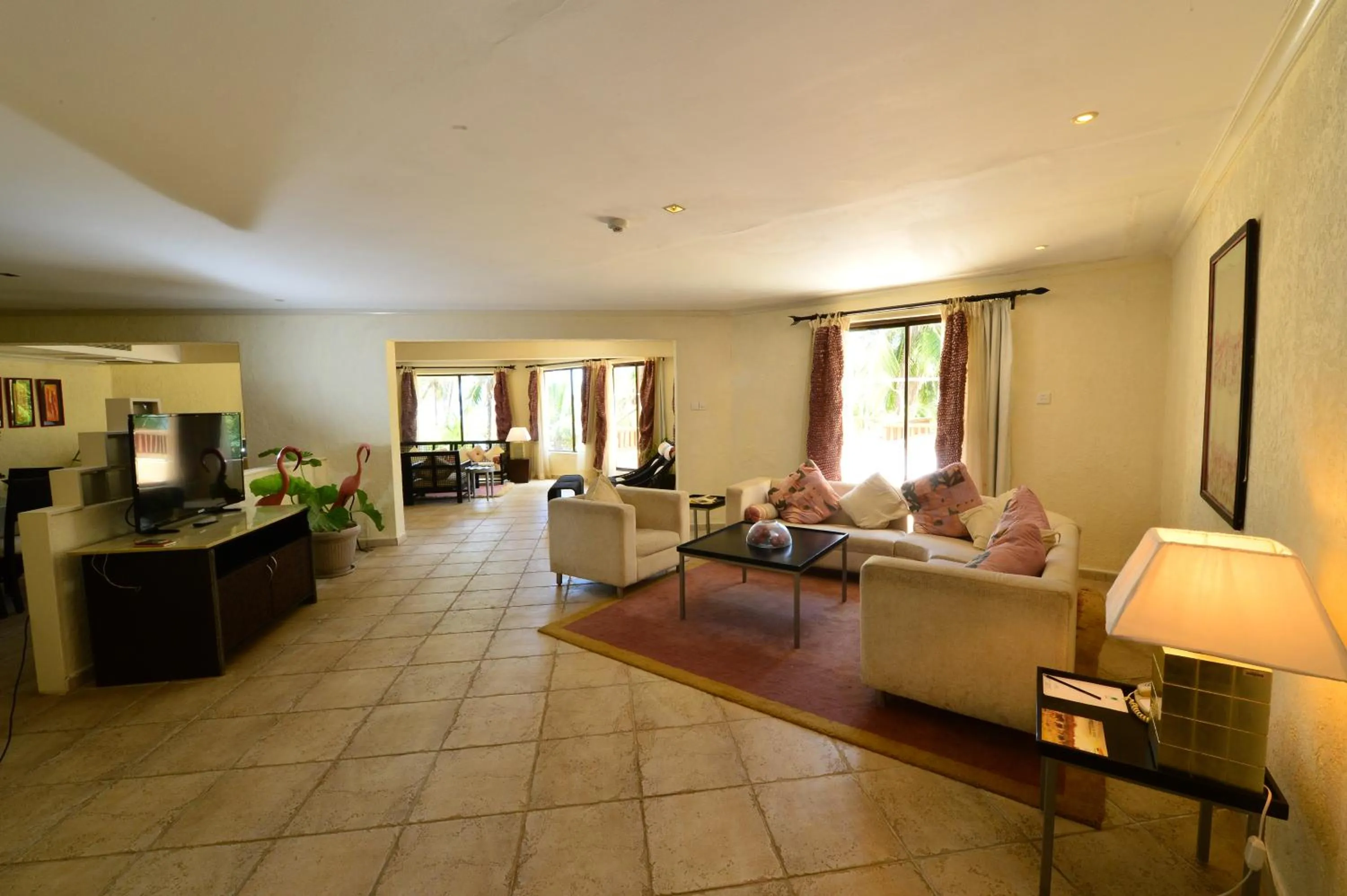Communal lounge/ TV room in Diani Reef Beach Resort & Spa - Your Beachfront Bliss Awaits