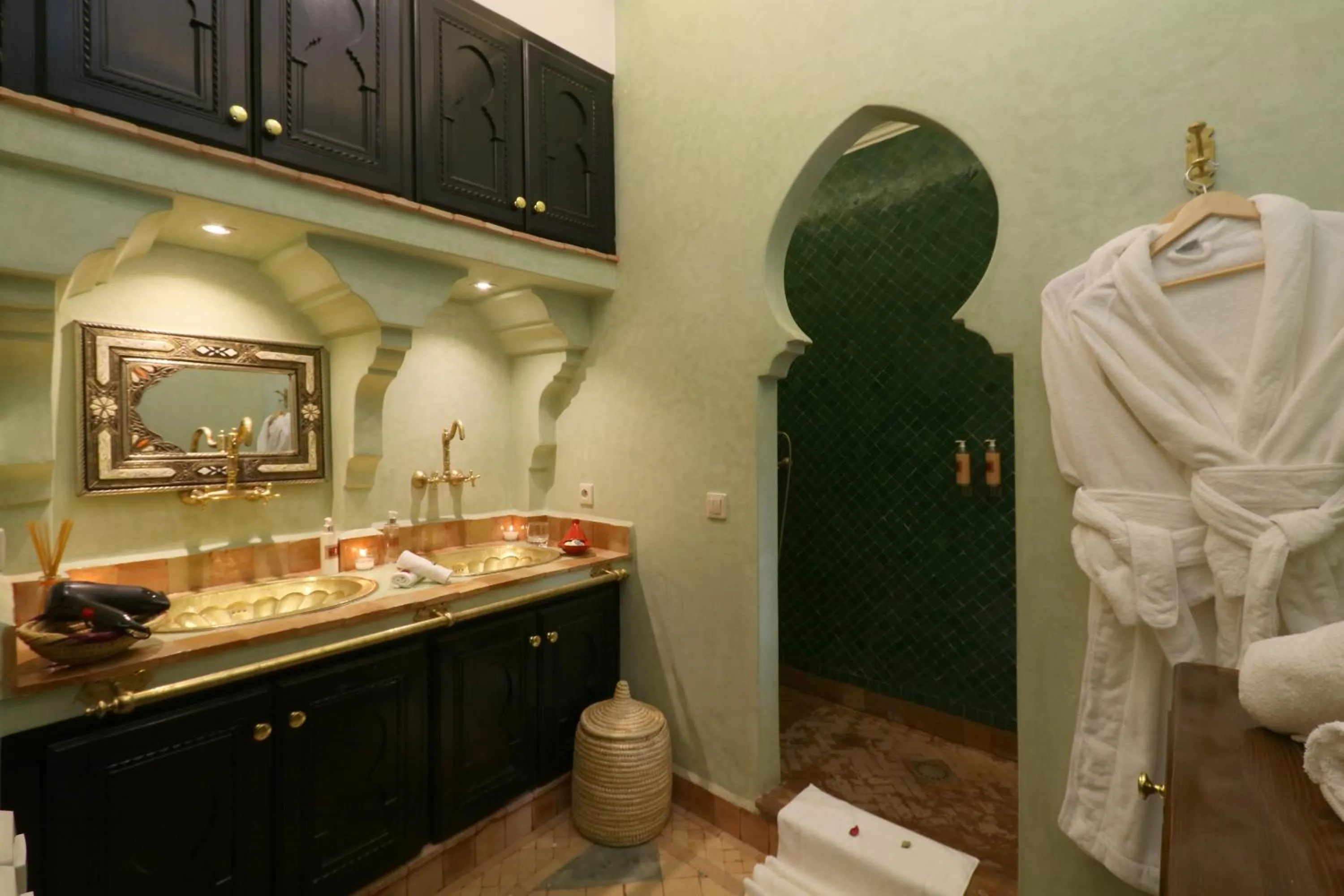 Bathroom in Riad Omara al Kasbah