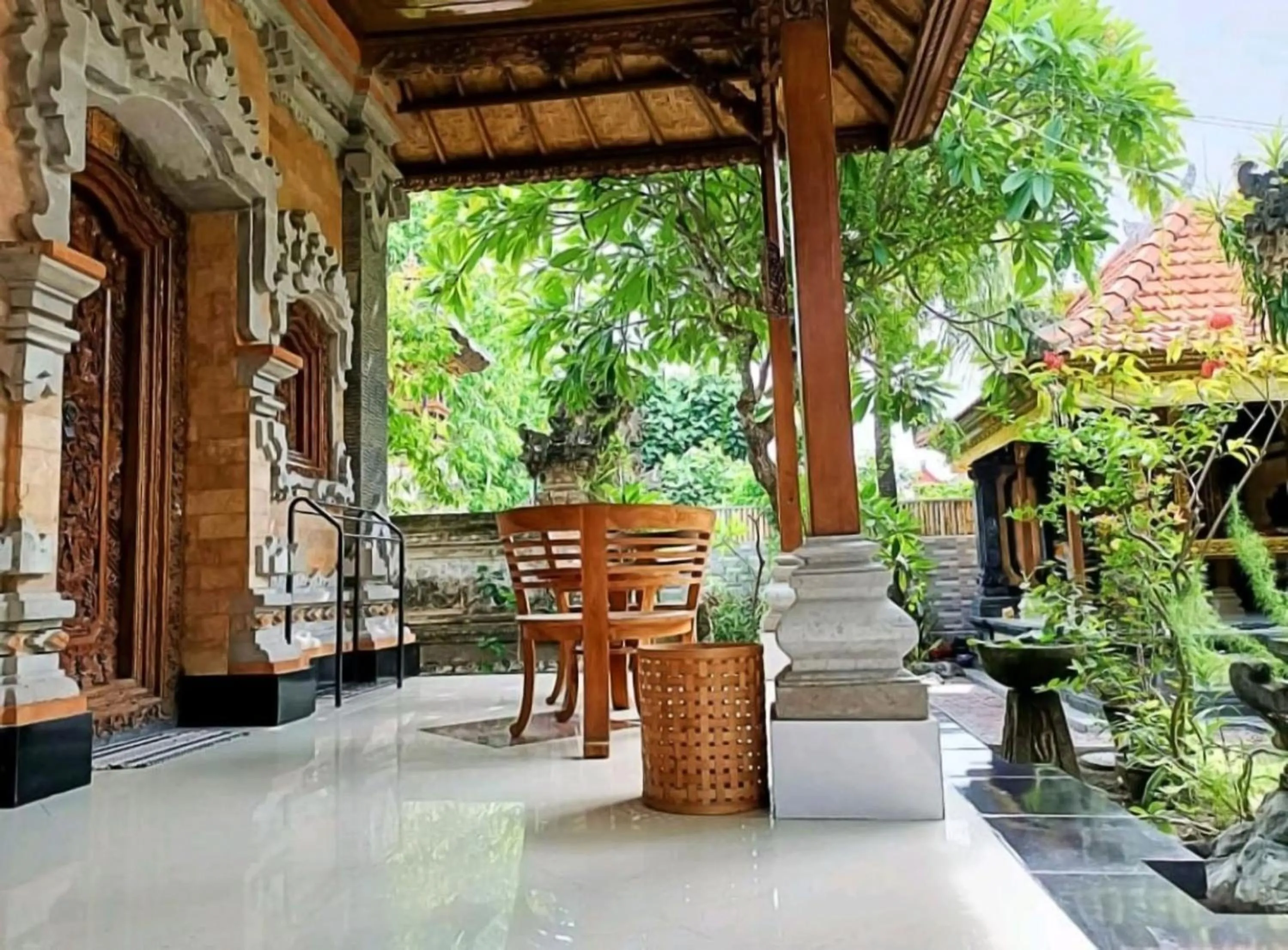 Balcony/Terrace in Green Palace Homestay