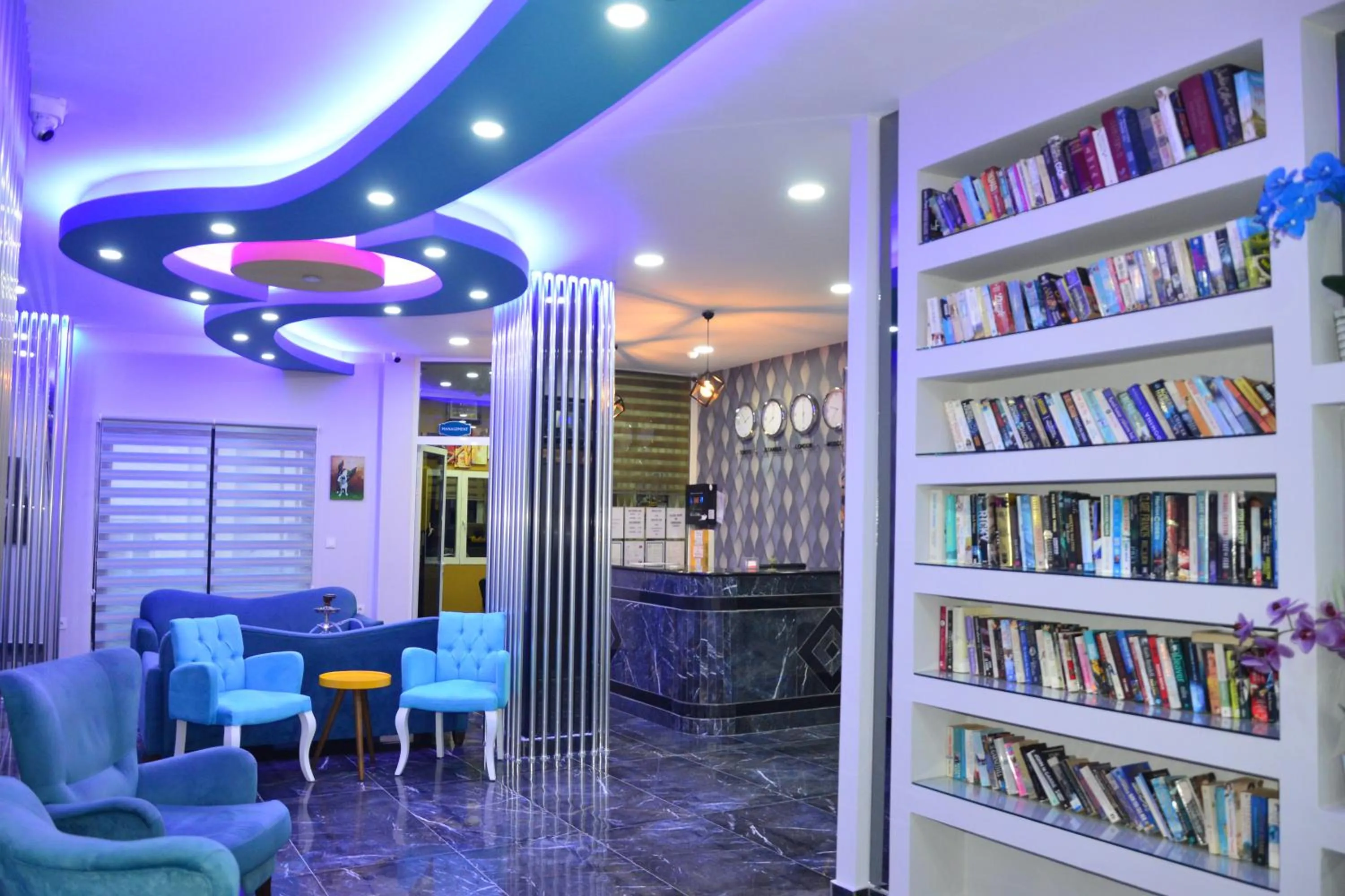 Seating area in Yade Luxe Hotel