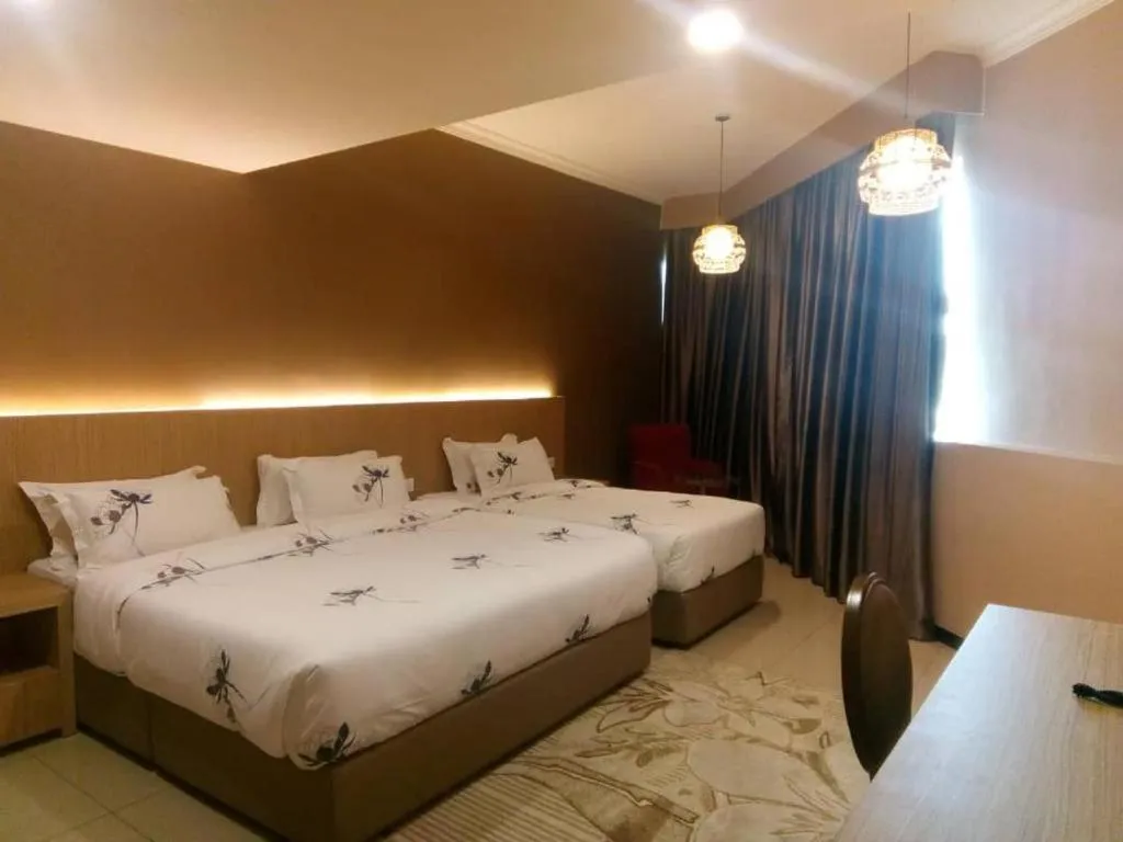 Bed in Hotel Holmes Gp