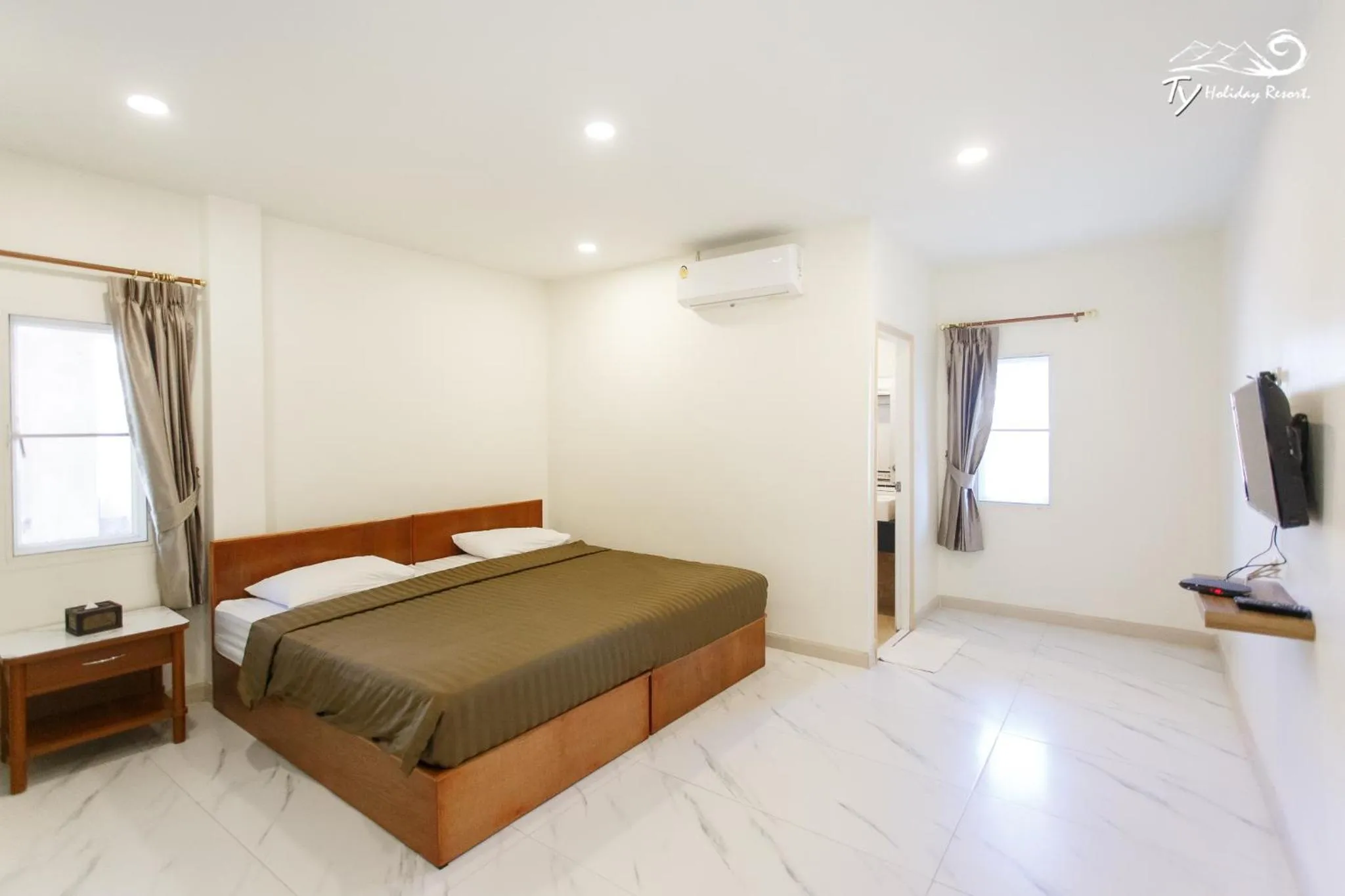 Bed in TY Holiday Resort