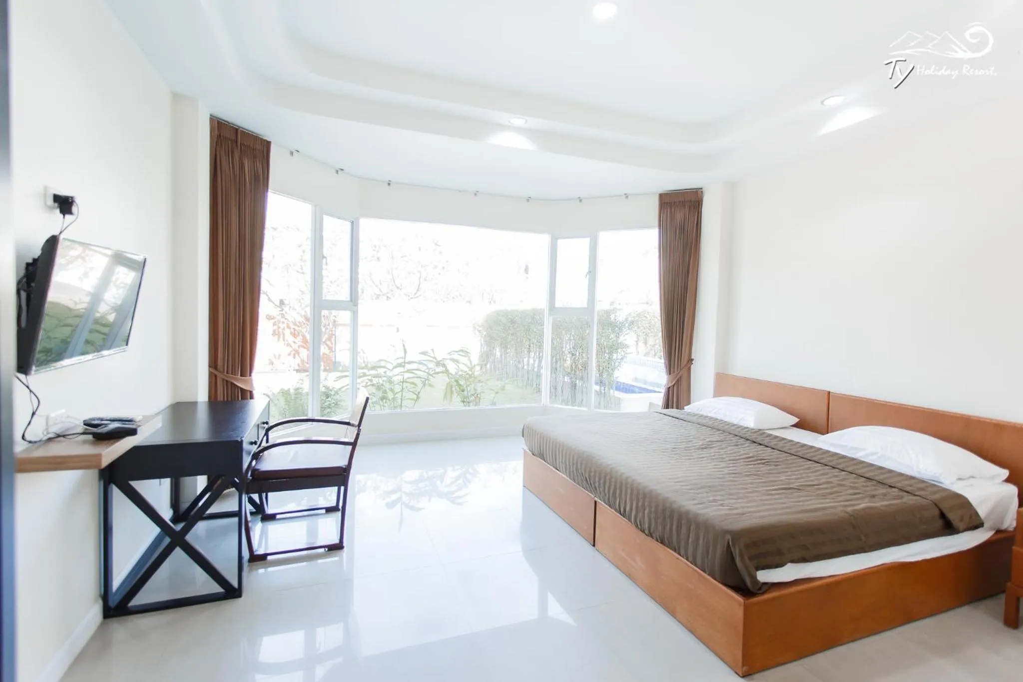 Bed in TY Holiday Resort