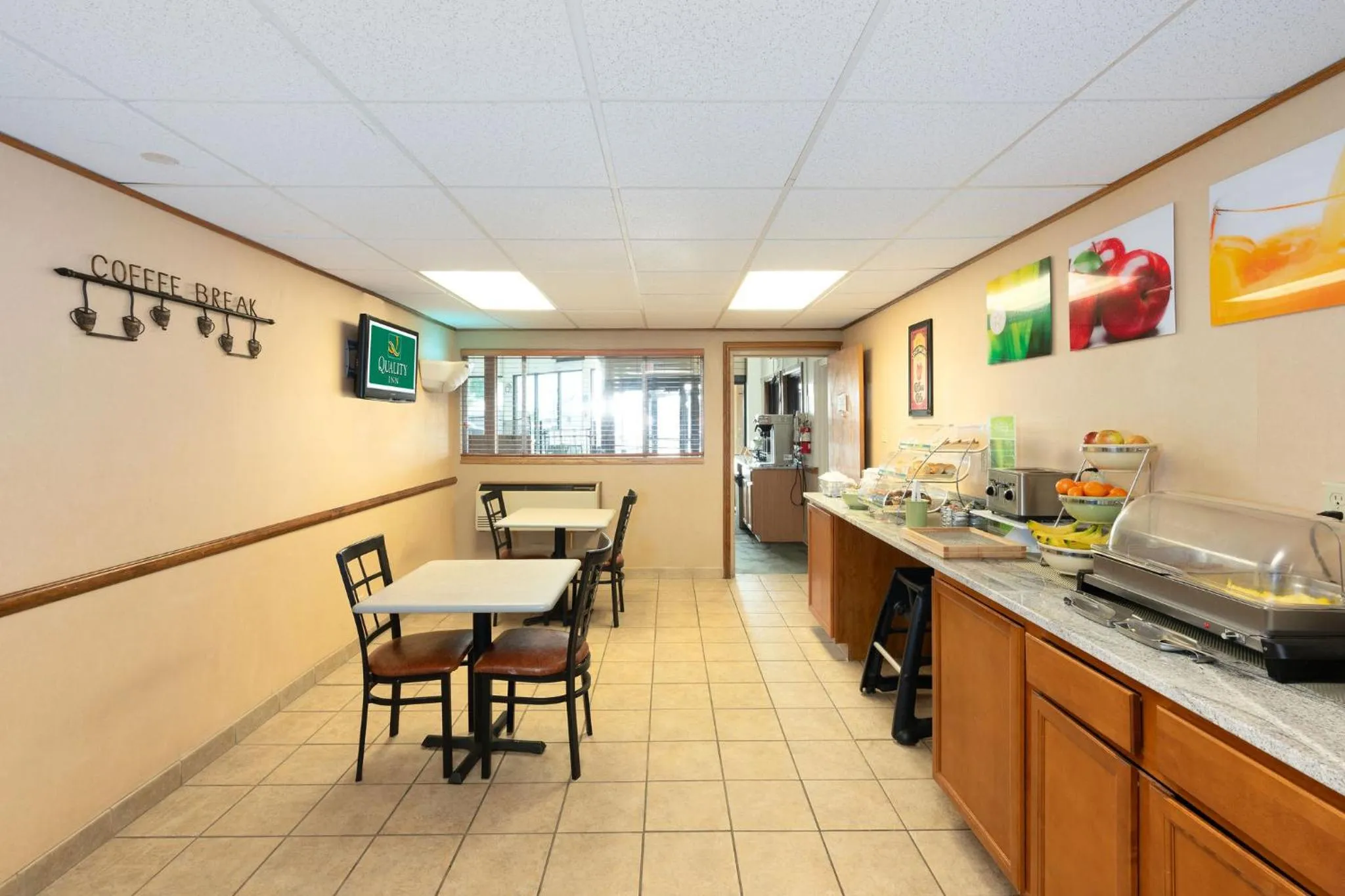 Breakfast in Quality Inn Havre